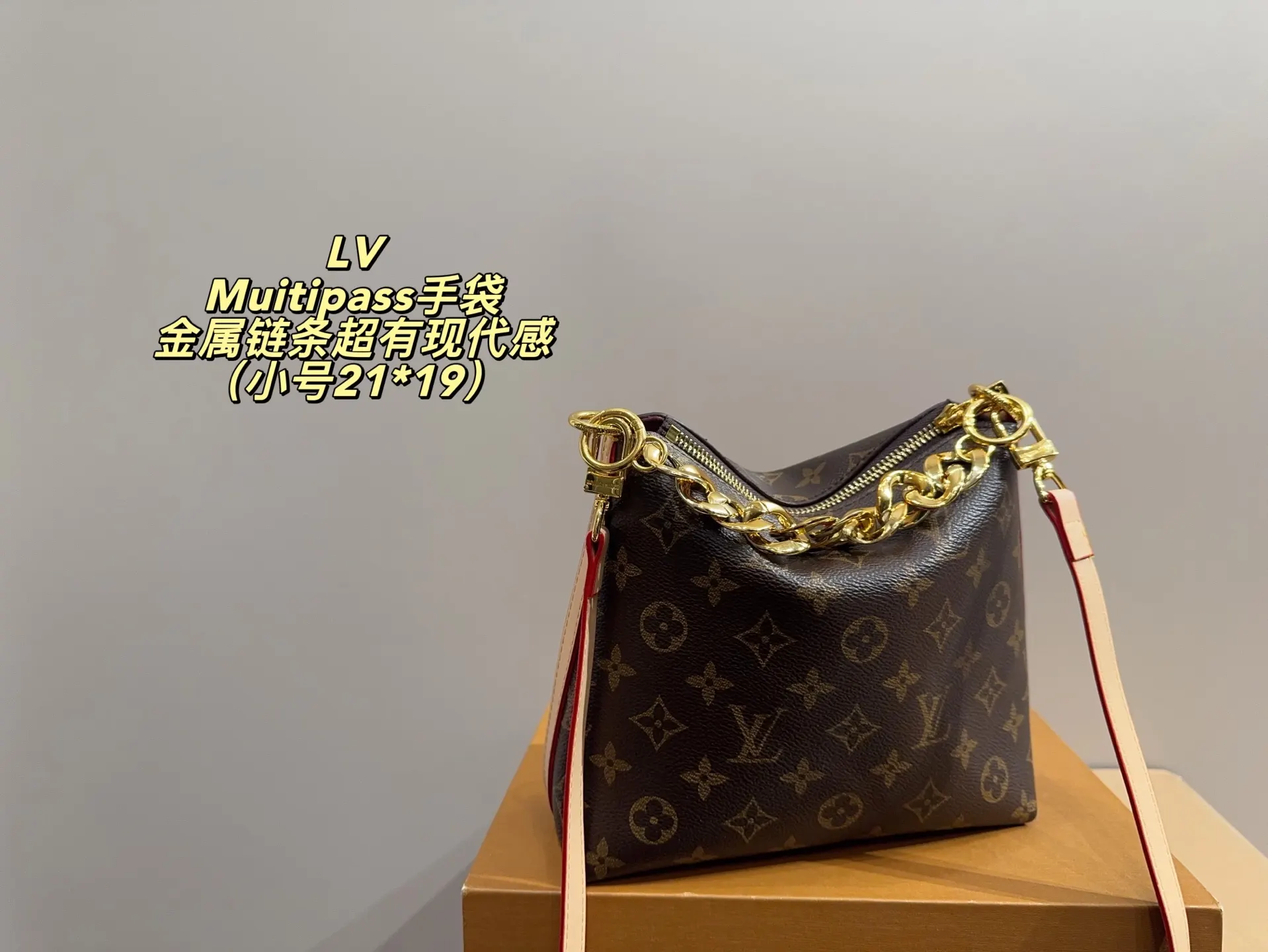 Louis Vuitton Chain Bag Leather