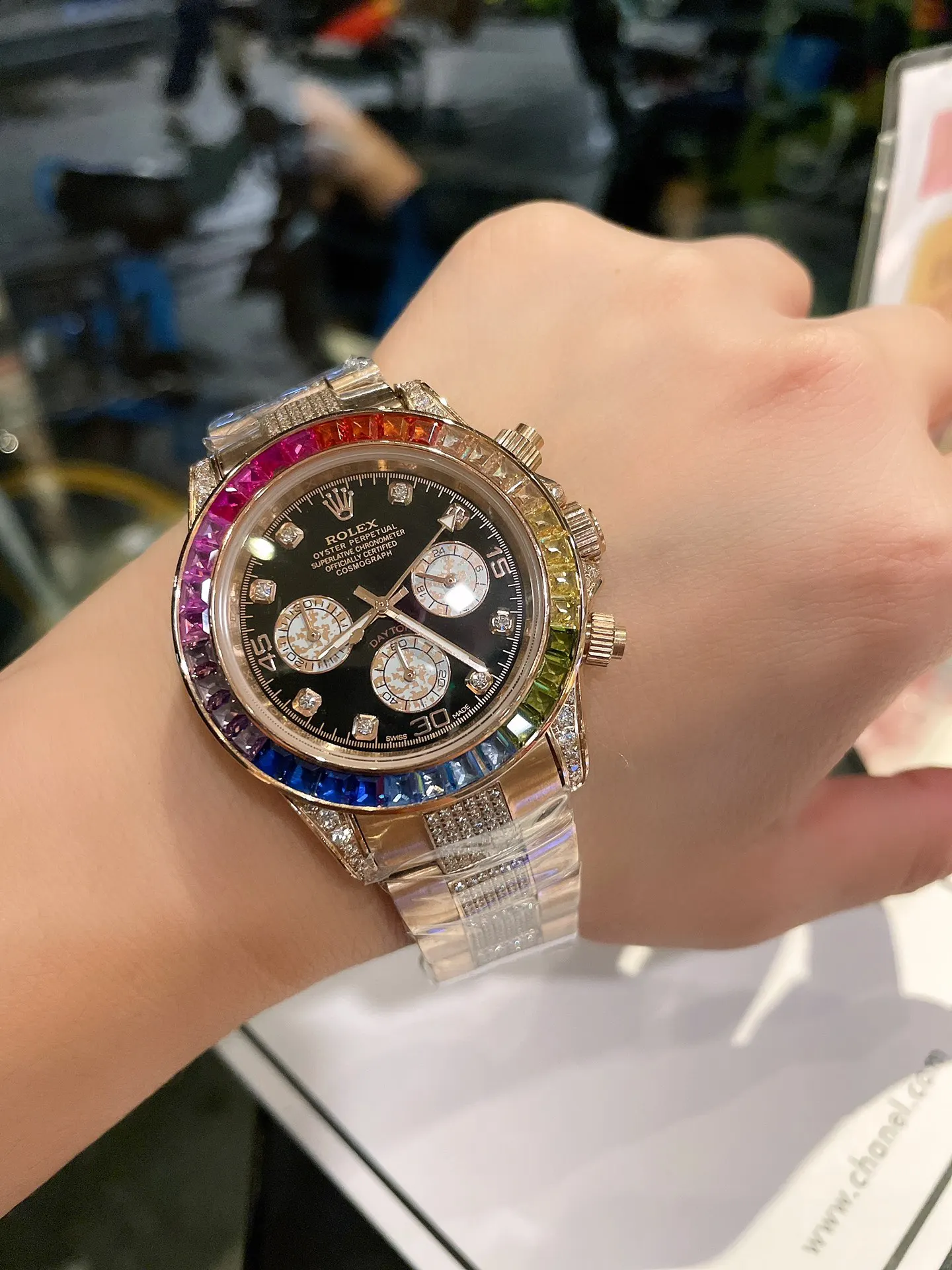 Rolex 元 高端 全新劳力士迪通拿彩虹款 手表 经典腕表款