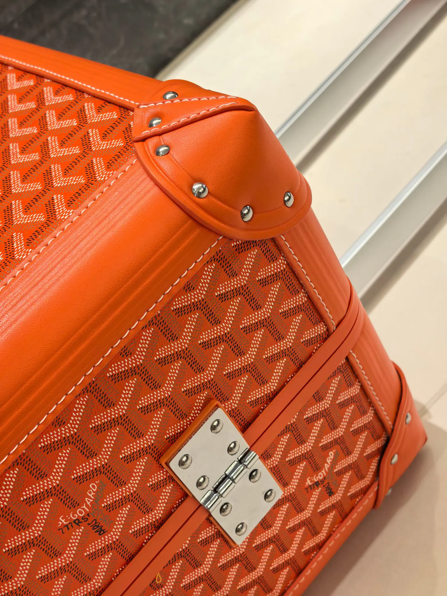 Goyard 戈雅 寸登机箱 全手工精心打造 行李箱 旅行拉杆款 轻便出行款