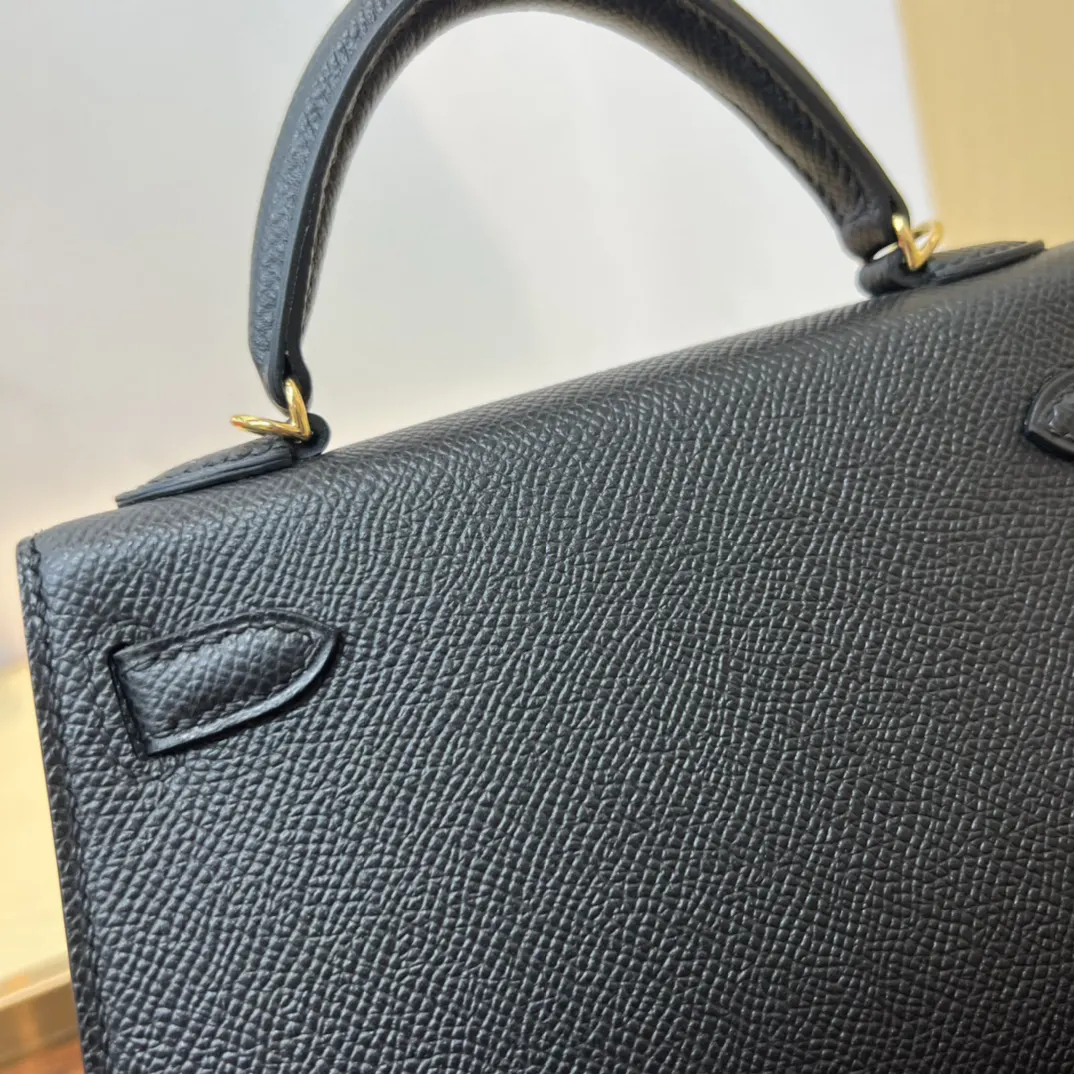 Hermès Kelly 羊皮手提包 实拍款01