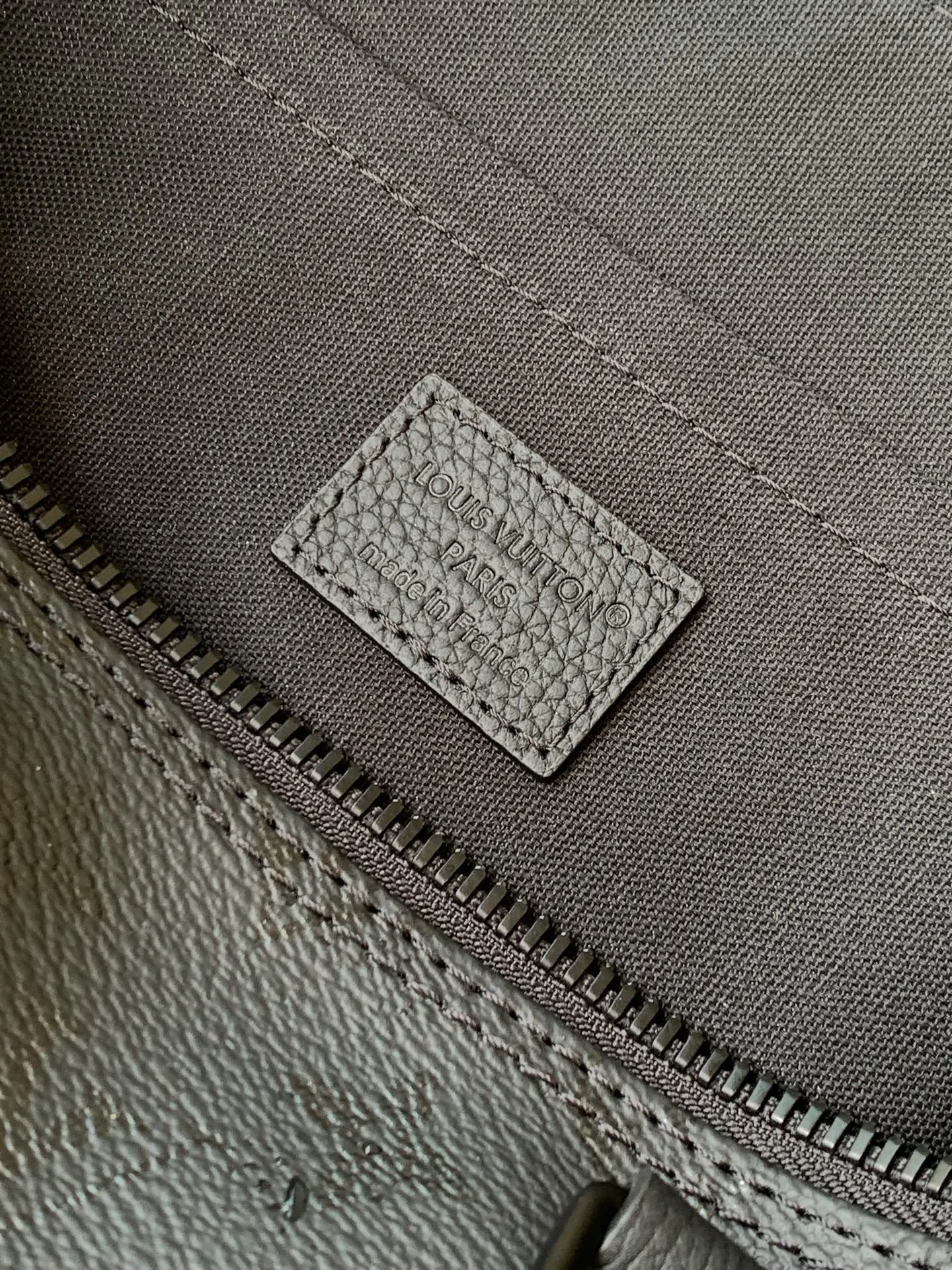 LV Black Embossed Travel Bag Image 9 LV Black Embossed Travel Bag Image 9