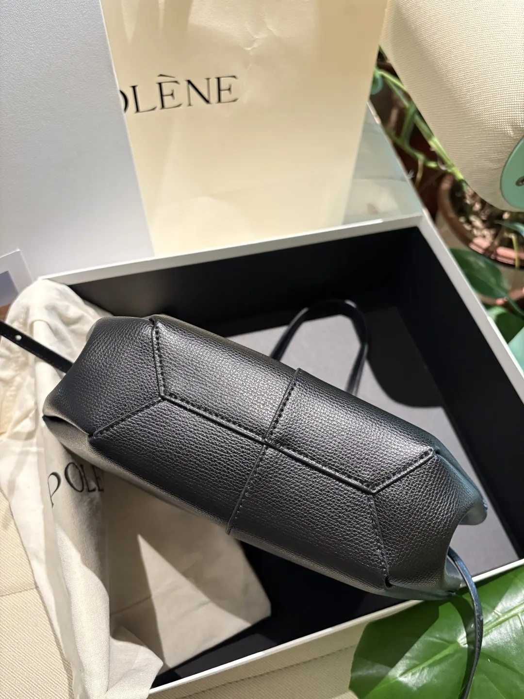 皮革 高 POLENE｜波灵恩 Cyme 托特包 以波 大容量托特款