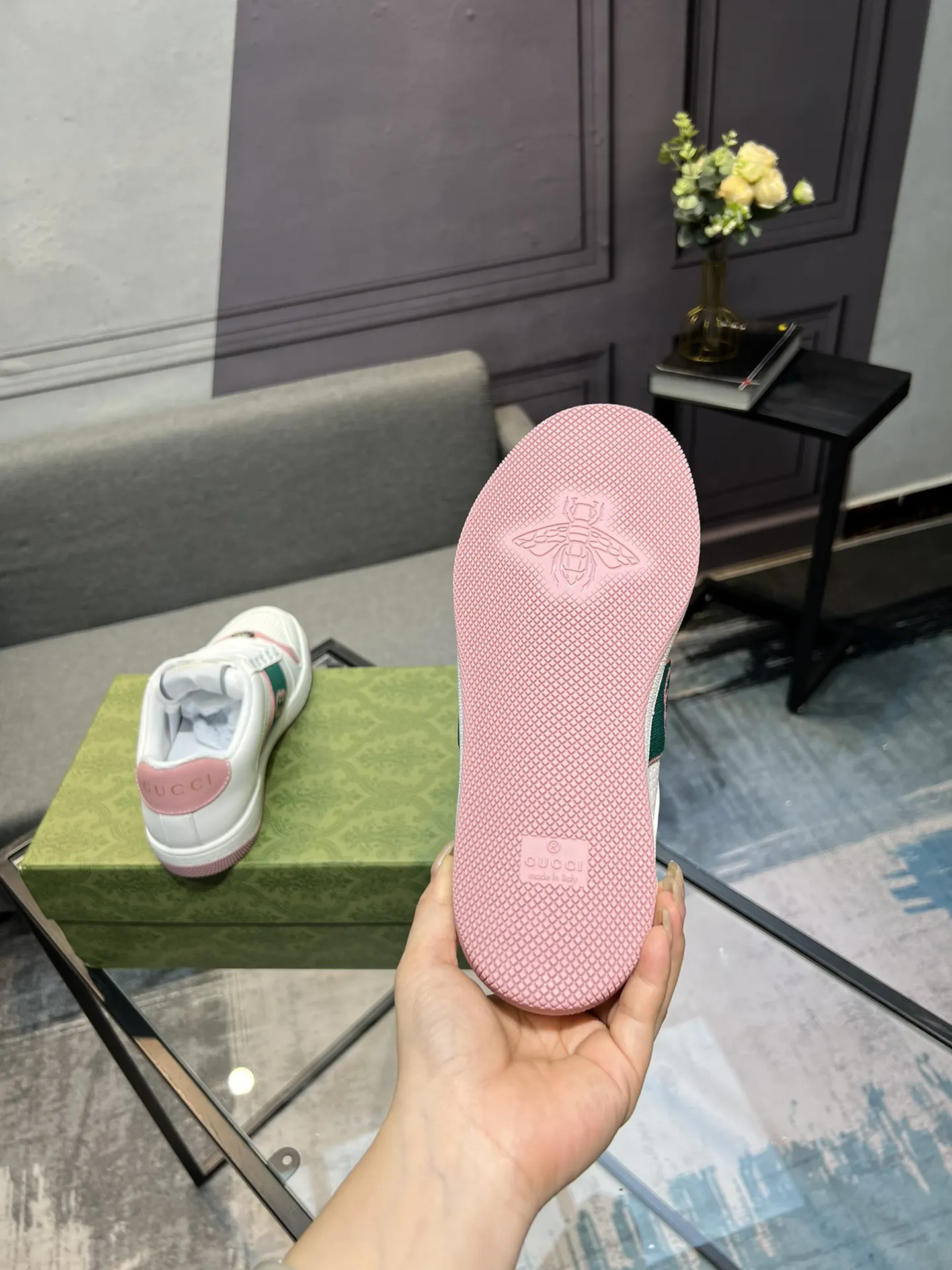 Gucci Logo休閒運動鞋