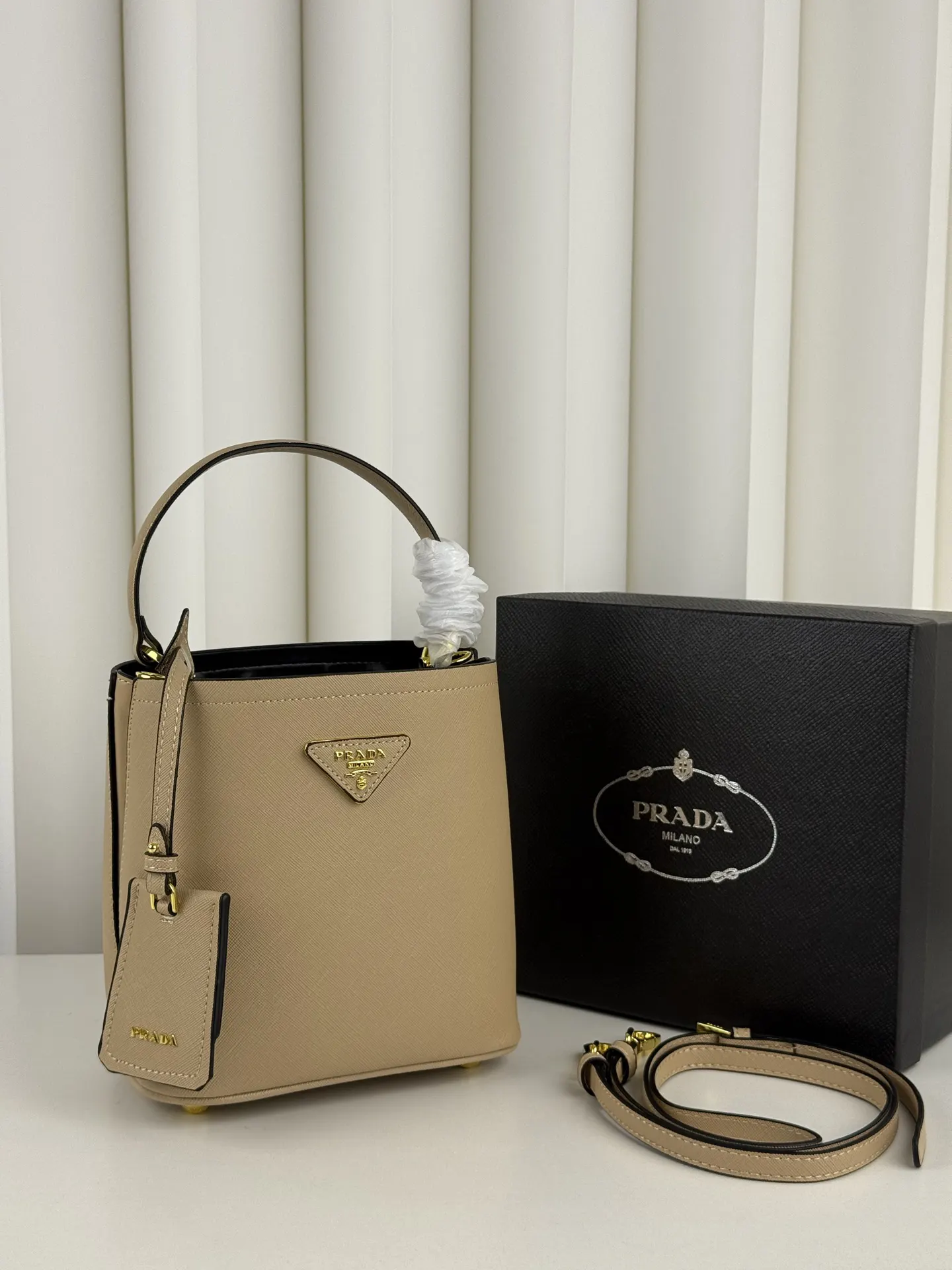 Bucket Bag Casual Leather