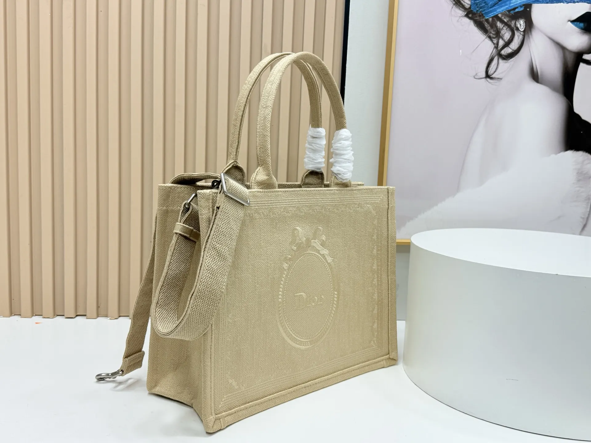 Dior Book Tote 白色 刺绣 托特包