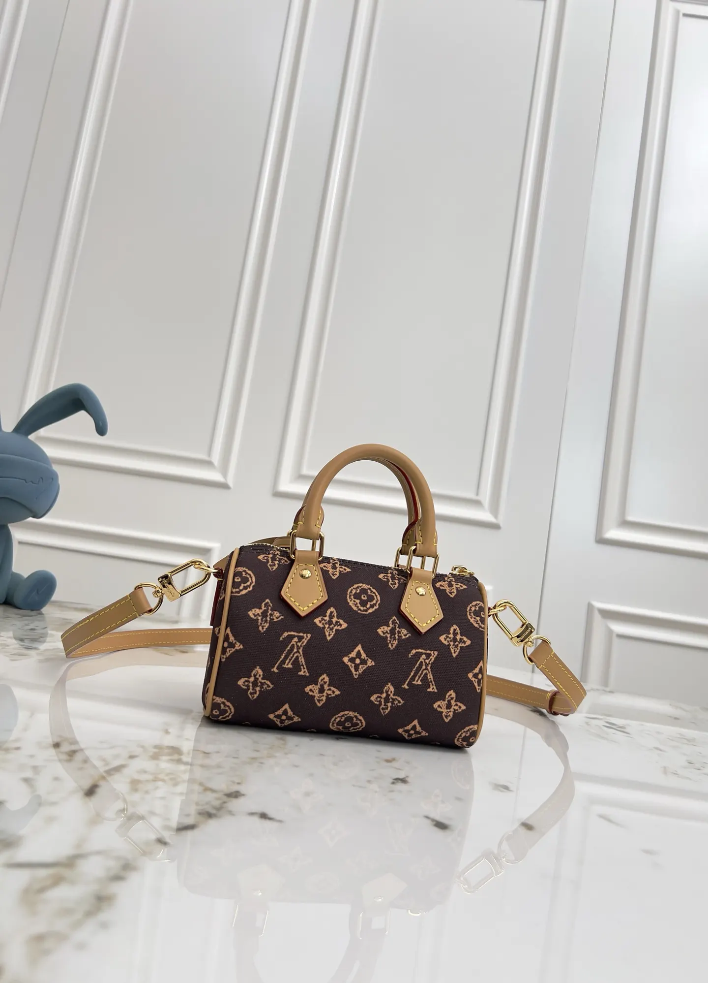 Louis Vuitton Speedy 棕色 Monogram 手提包