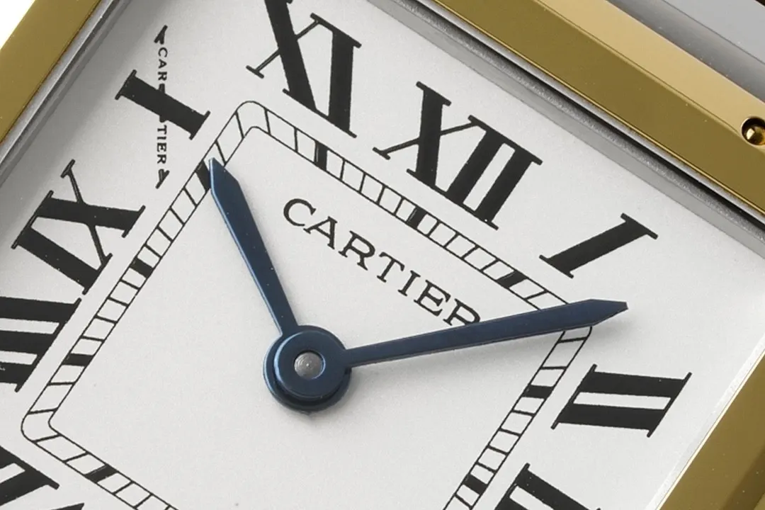 Cartier 白色 蓝色 手表 经典腕表款