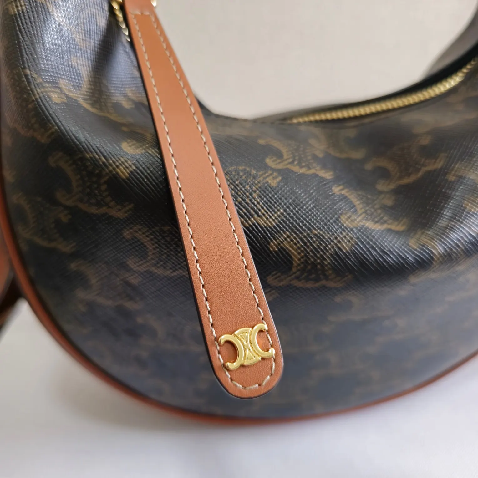 Monogram Crossbody Bag Commuter Lightweight Leather Image 8 Monogram Crossbody Bag Commuter Lightweight Leather Image 8