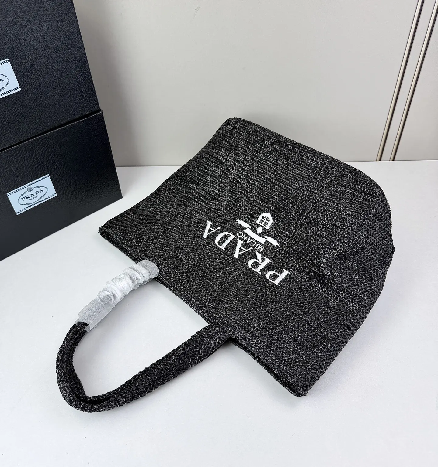Prada 刺绣 Logo 托特包