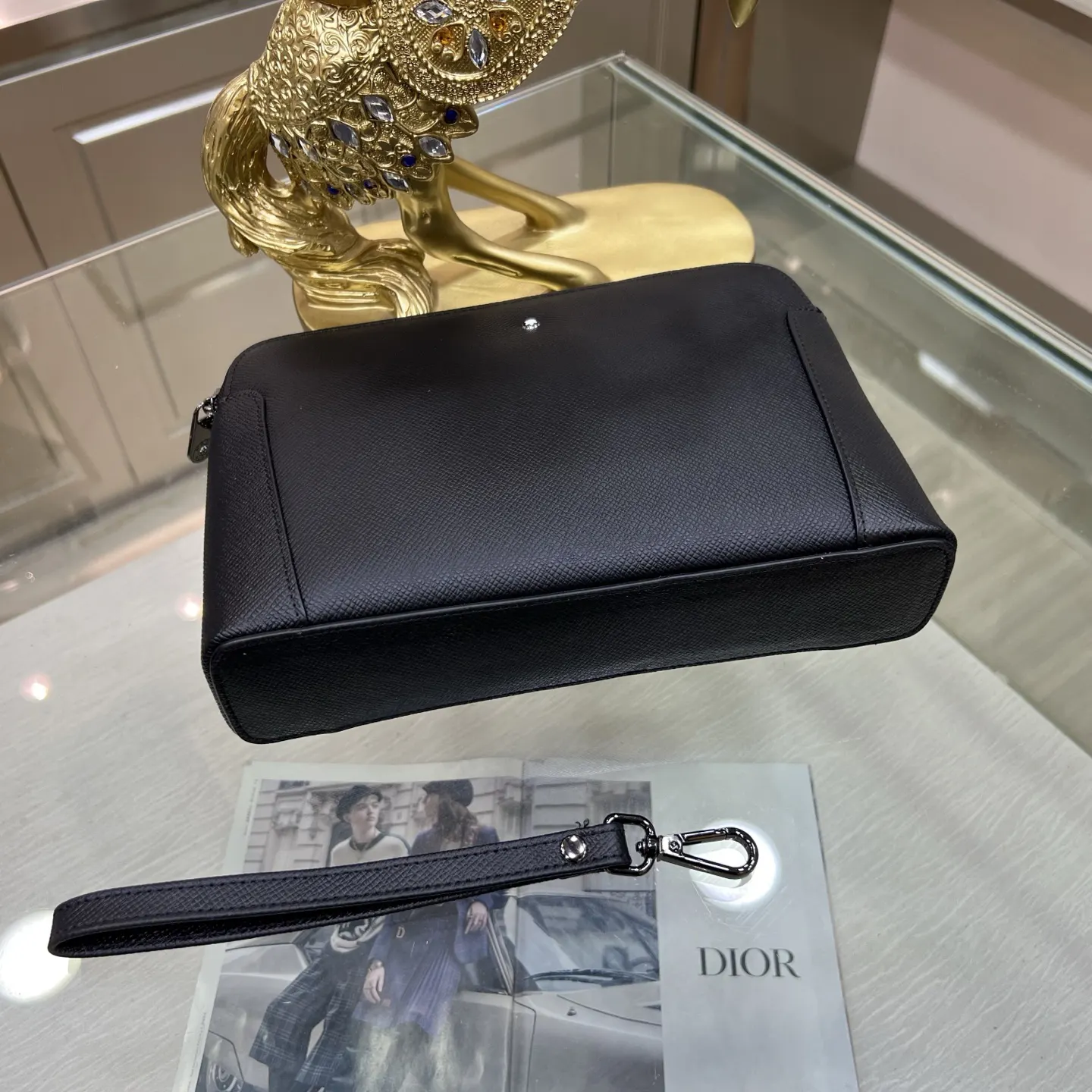 MONTBLANC万宝龙 手拿包 双拉設計 精致手拿款