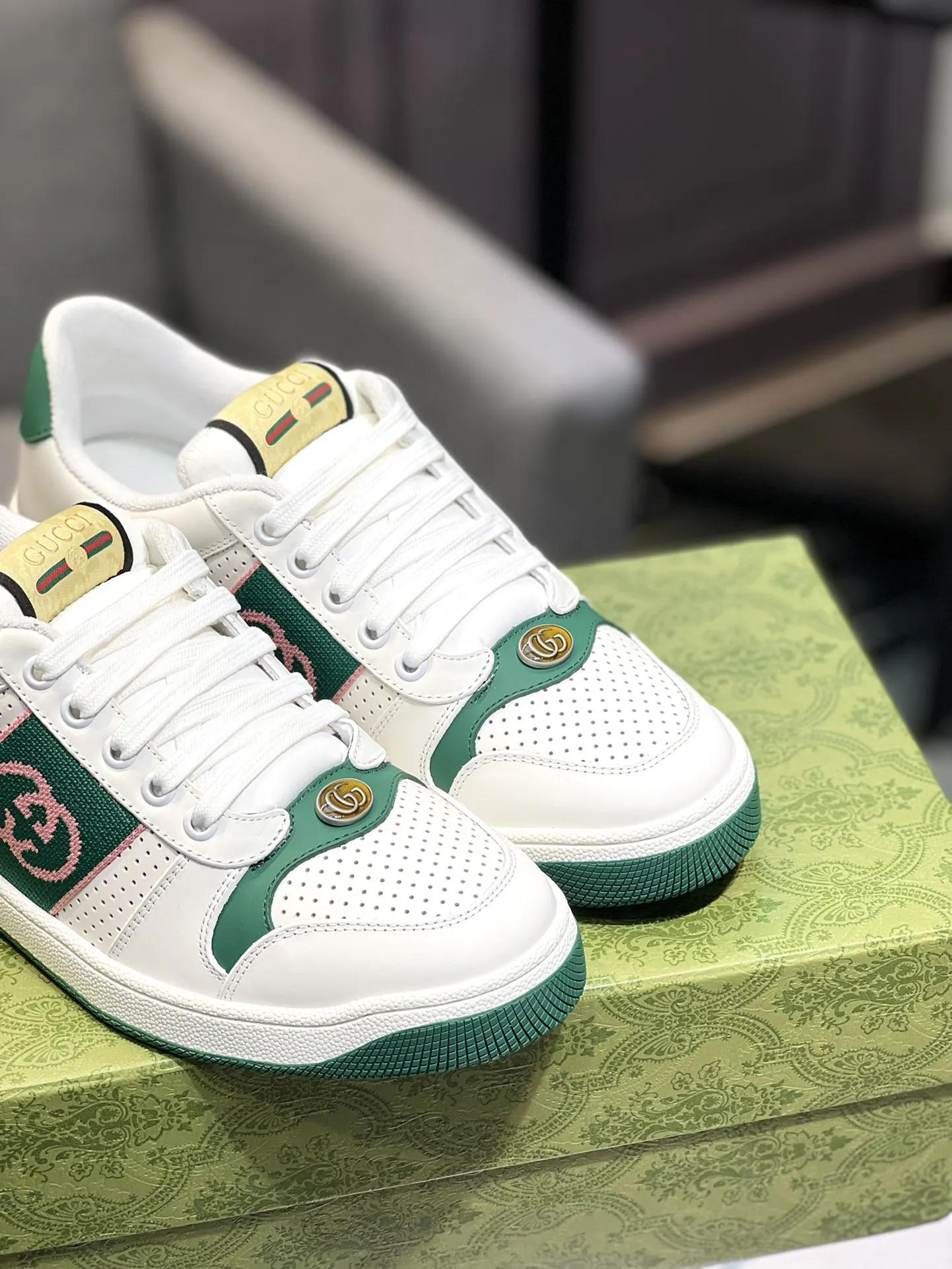 Gucci Logo休闲运动鞋