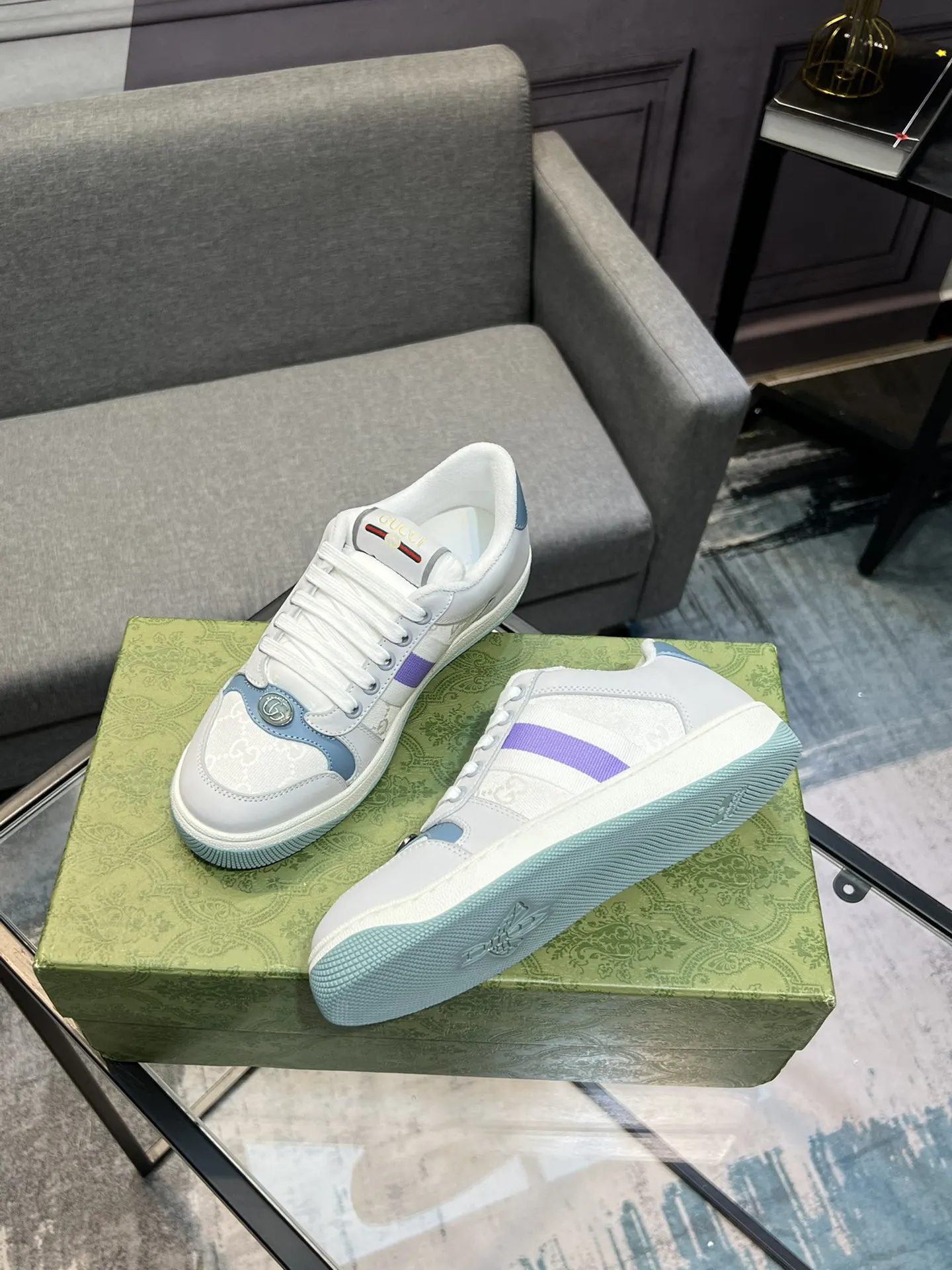Gucci Logo休闲运动鞋