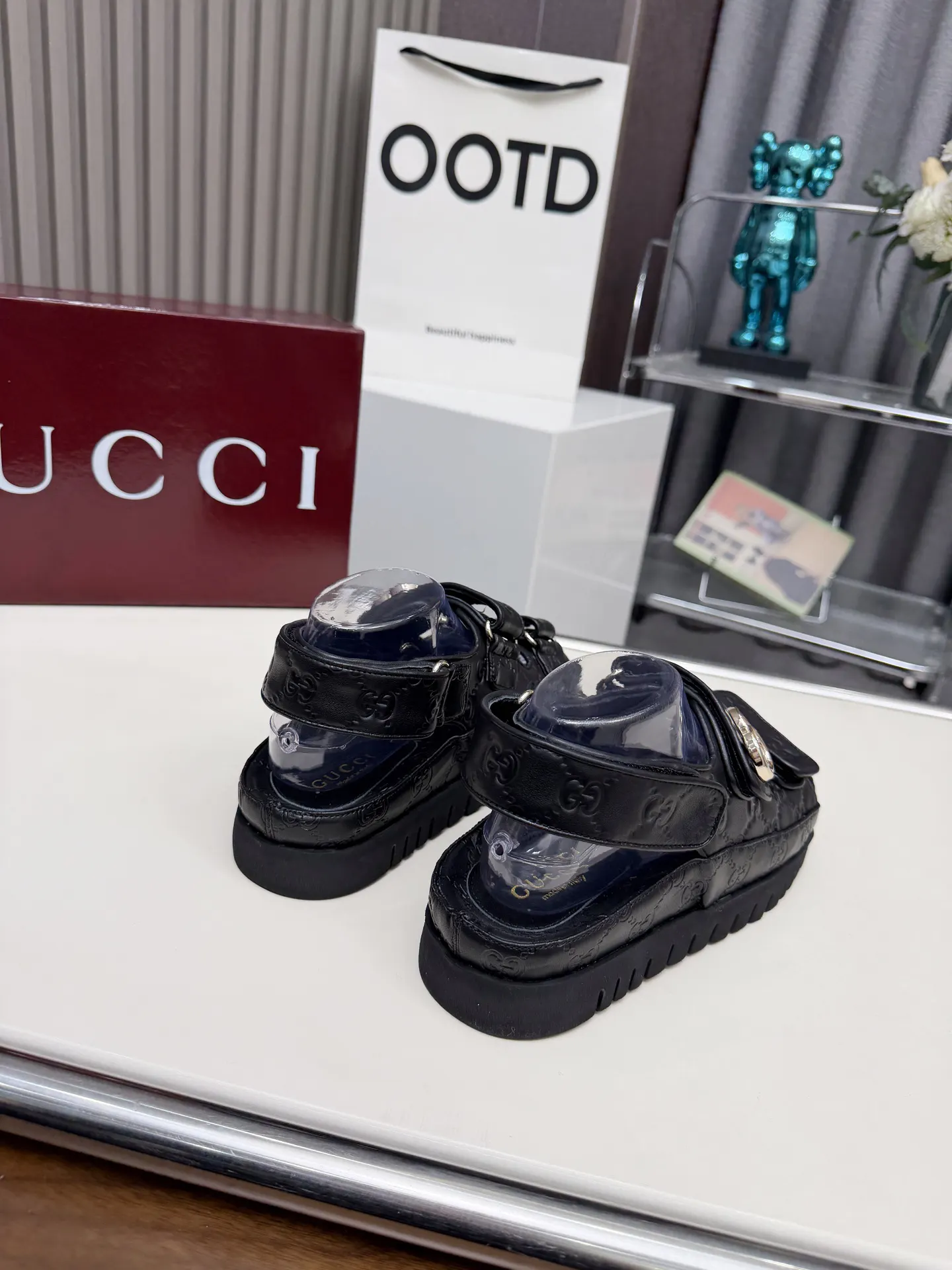 Gucci Horsebit 黑色 拖鞋