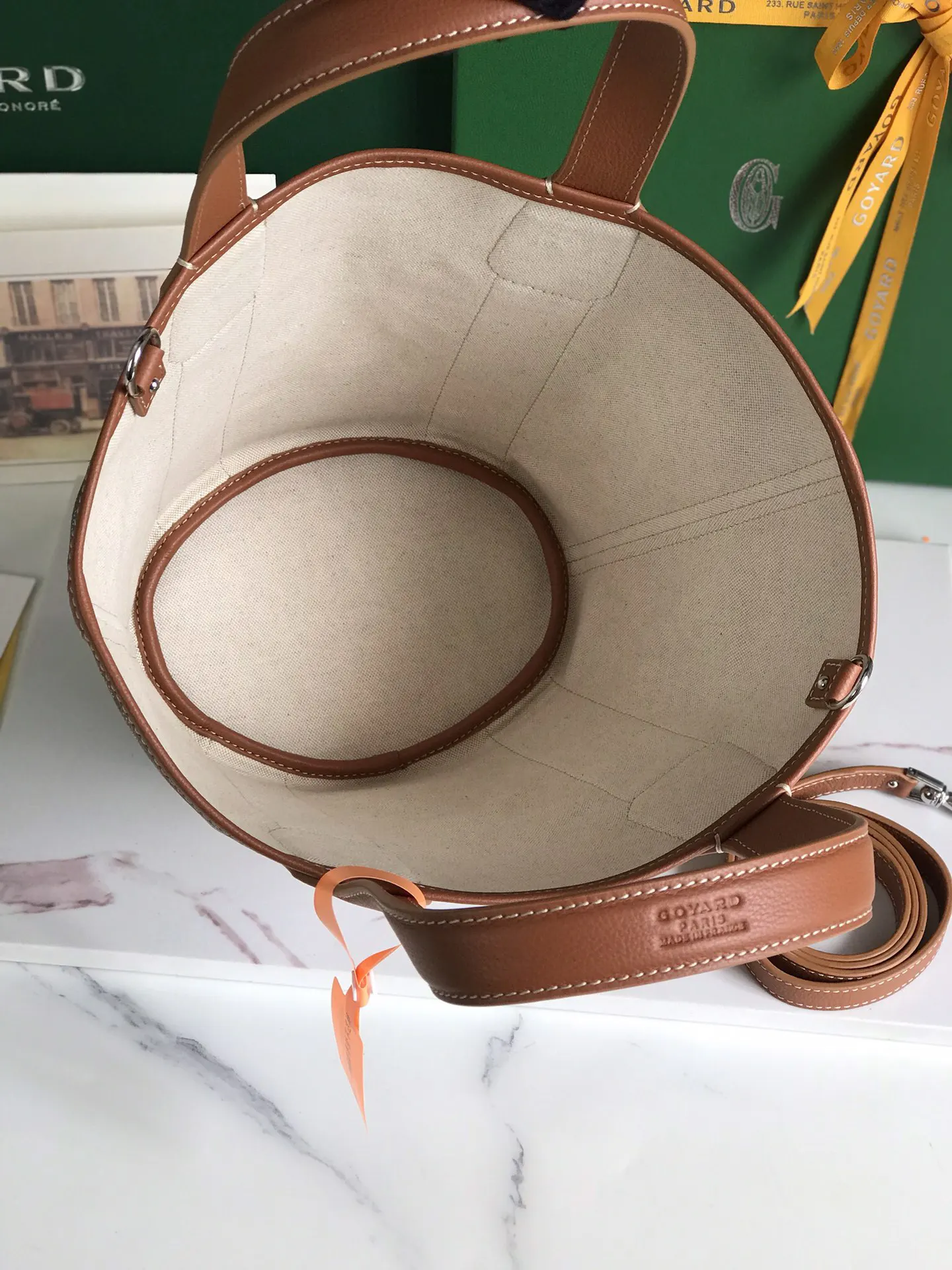 Bucket Bag Casual Leather