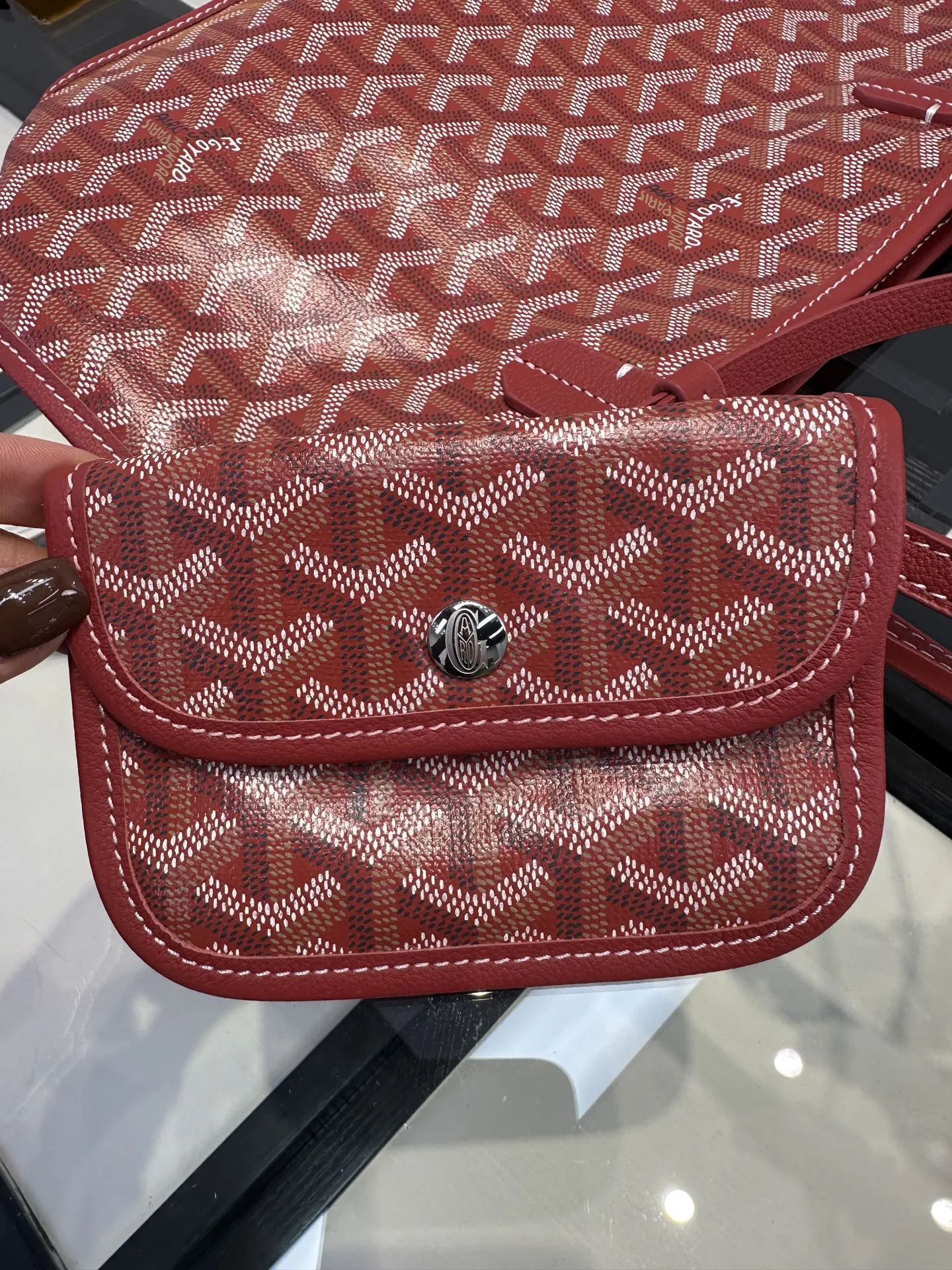 Goyard 小牛皮 戈雅 菜篮子 Anjou mini托特包 双面用 大容量托特款