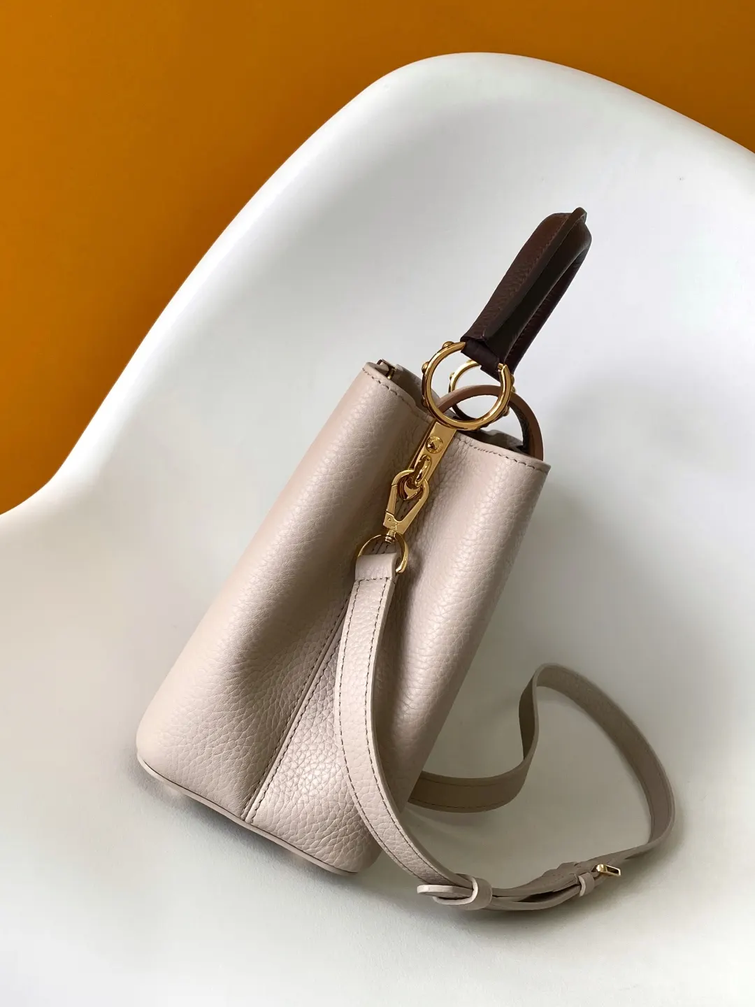 Louis Vuitton Brown Organizer Pouch Travel Leather