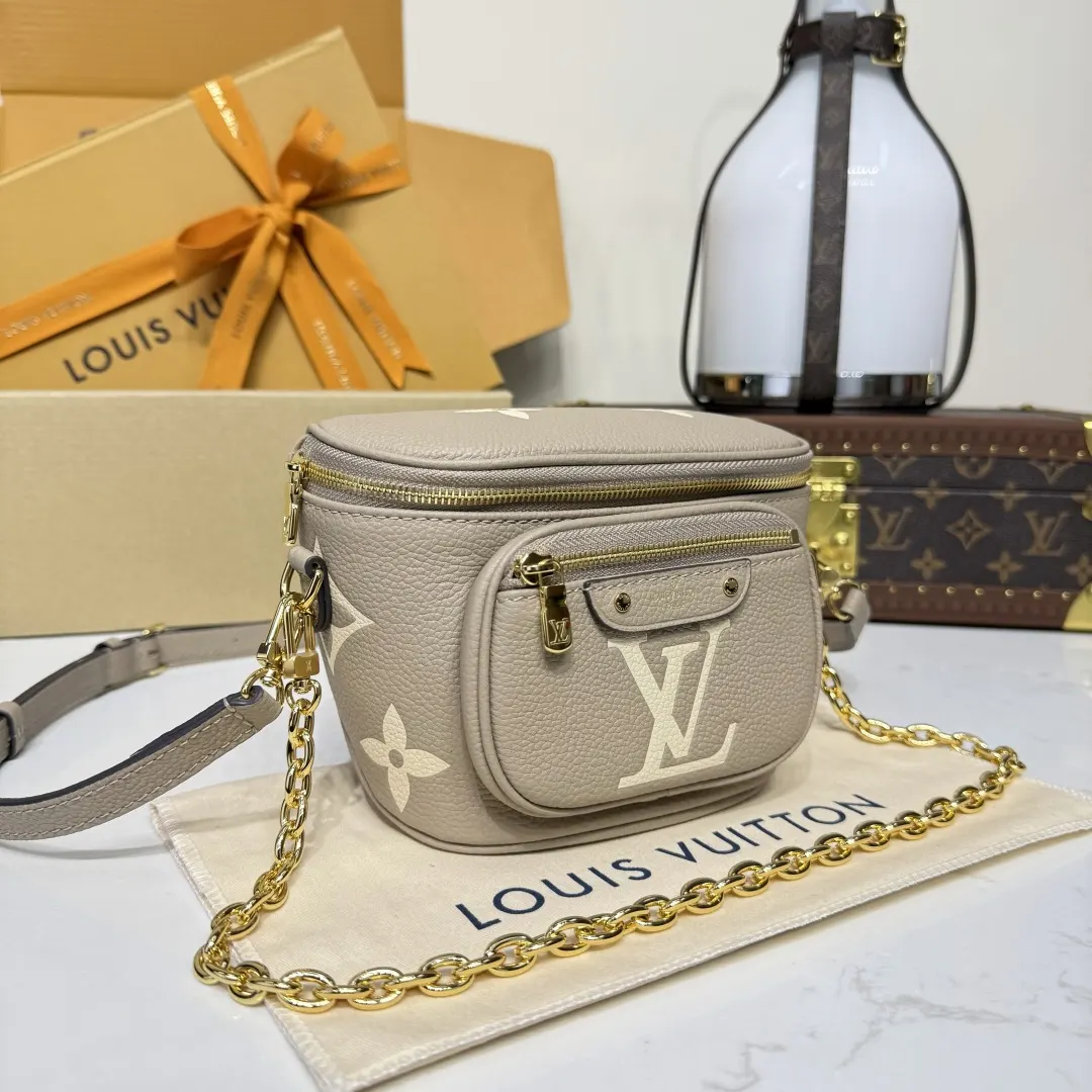 Black Gray Belt Bag Casual