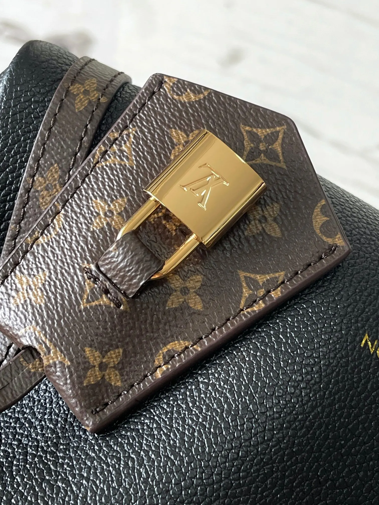 Louis Vuitton Black Fashion Item Travel Leather