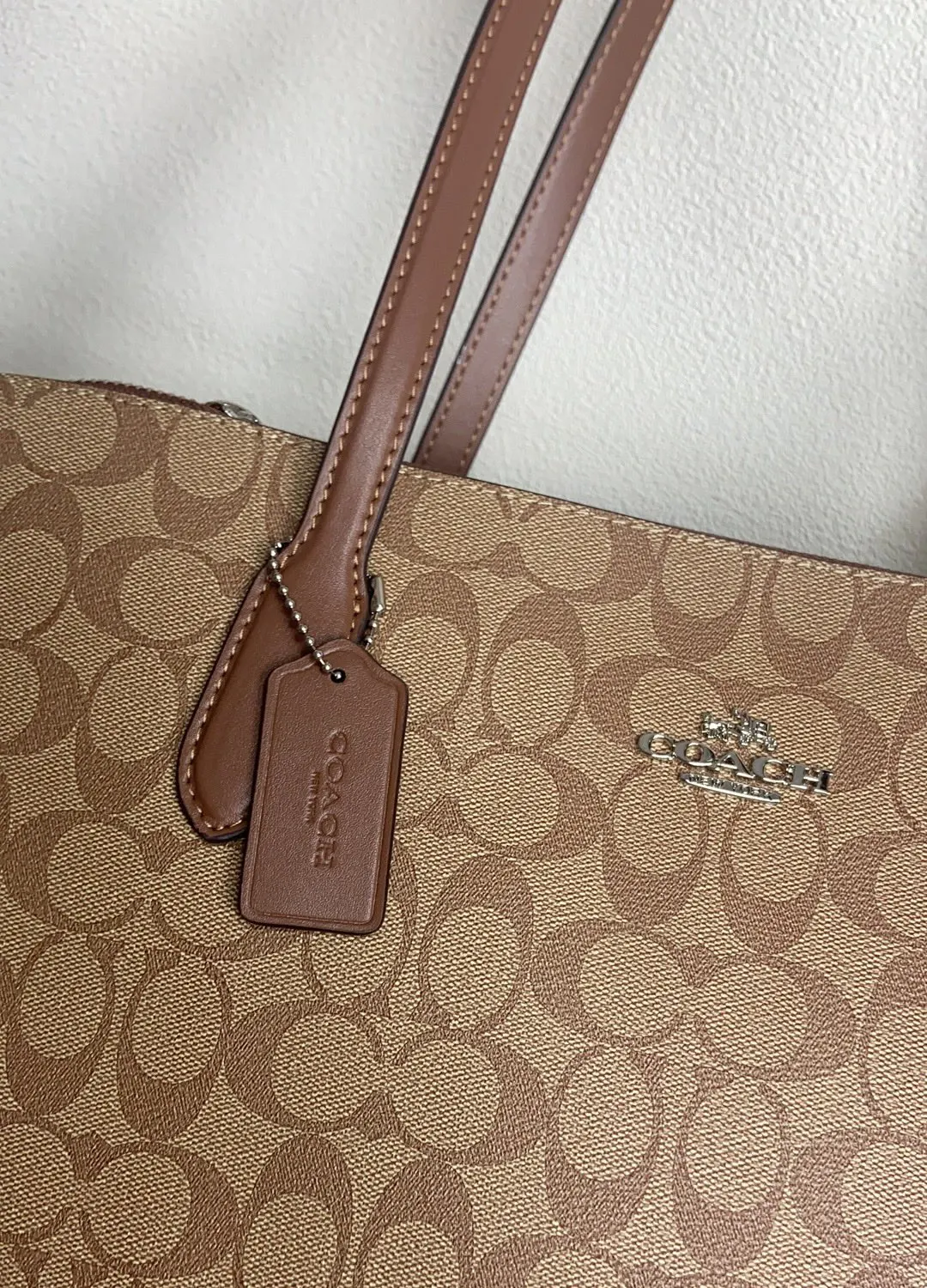 Coach 老花 帆布 托特包 大容量托特款
