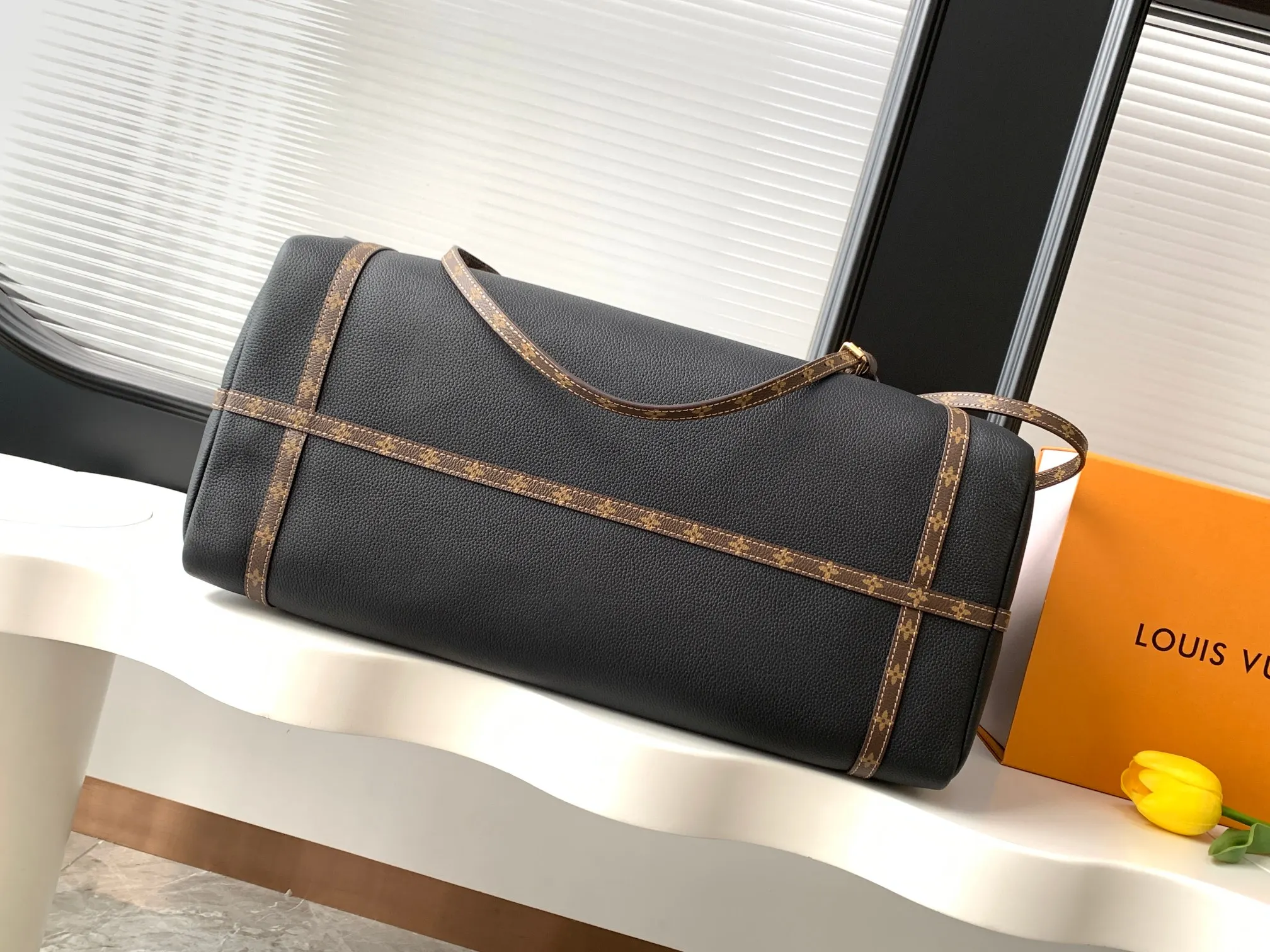 Keepall 牛皮 旅行袋 大容量旅行款