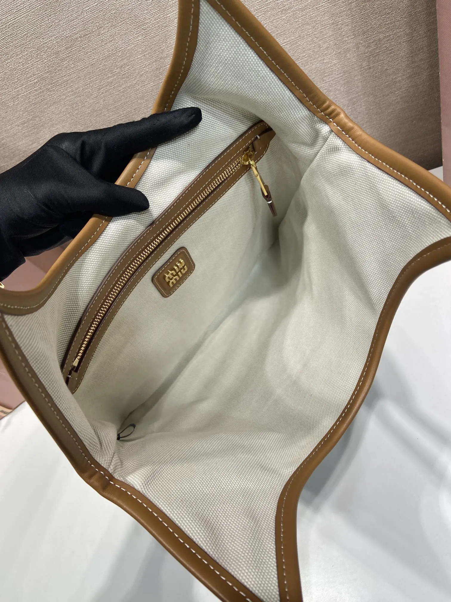 金色 皮革 托特包 大容量托特款