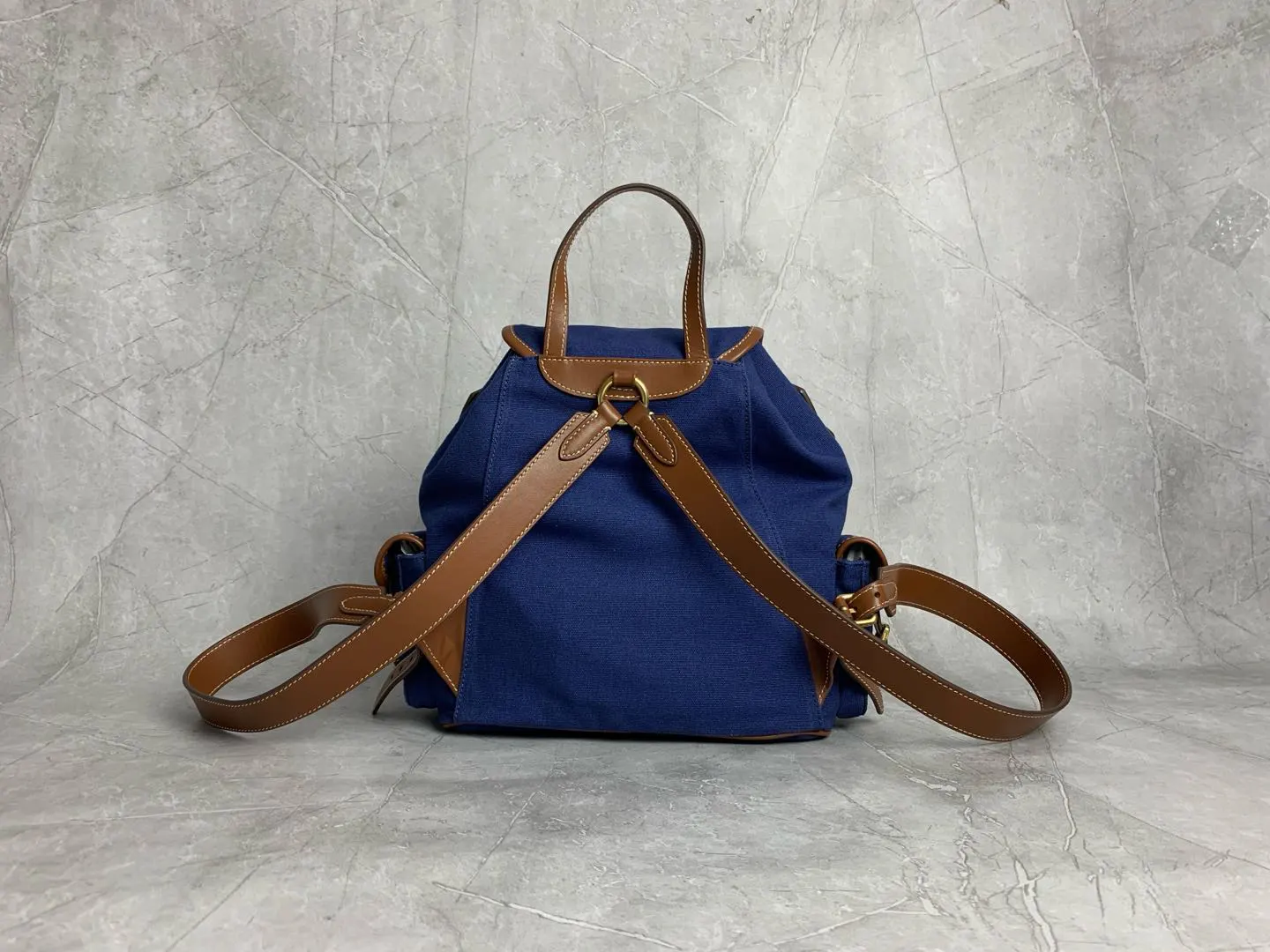 Backpack Canvas Leather