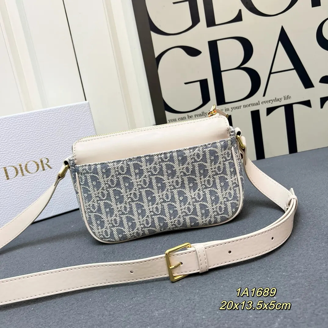 Dior Oblique老花牛皮手袋 手提斜挎 复古