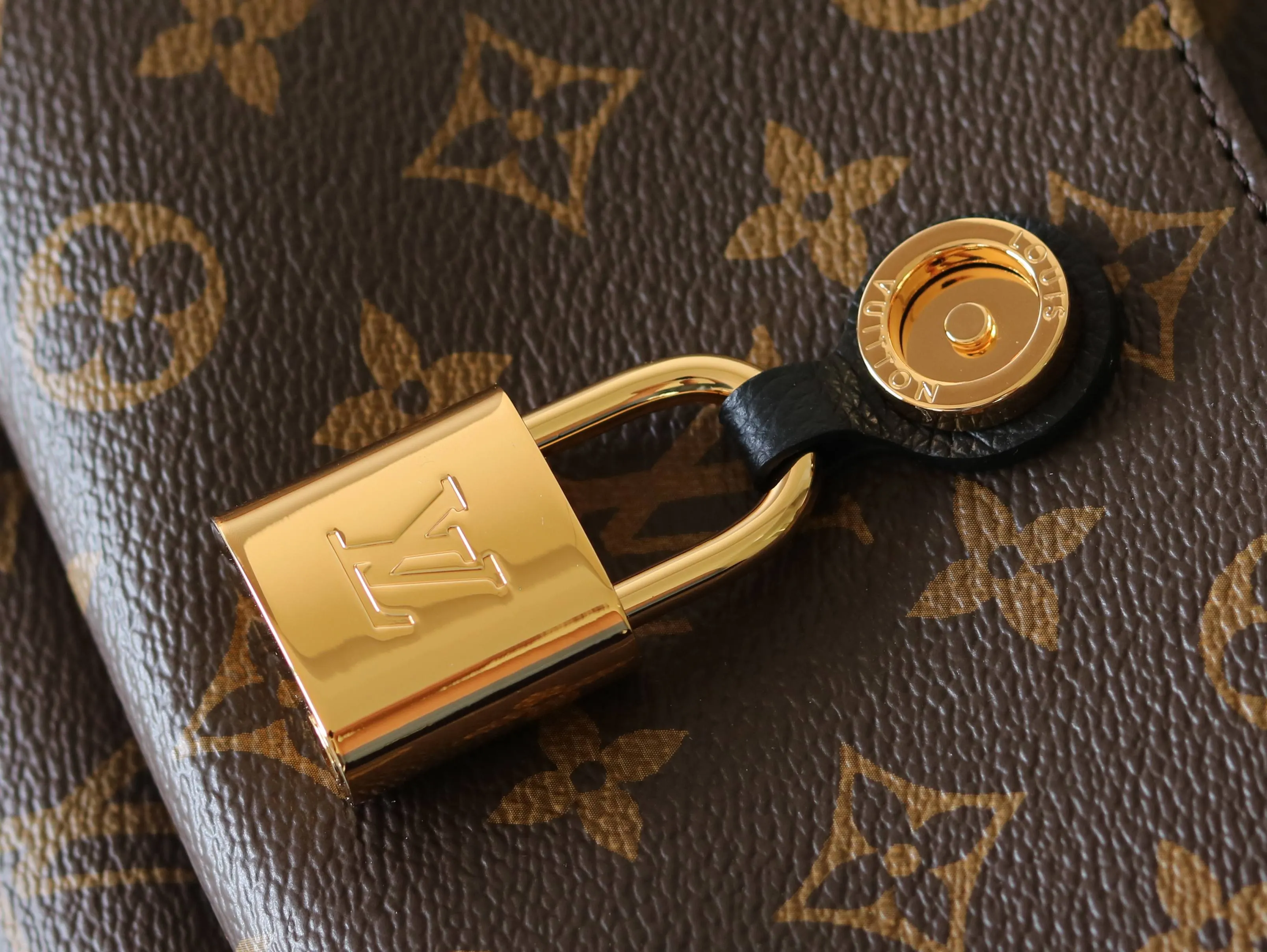 LV black and brown color scheme chain bag, shoulder crossbody model Image 6 LV black and brown color scheme chain bag, shoulder crossbody model Image 6