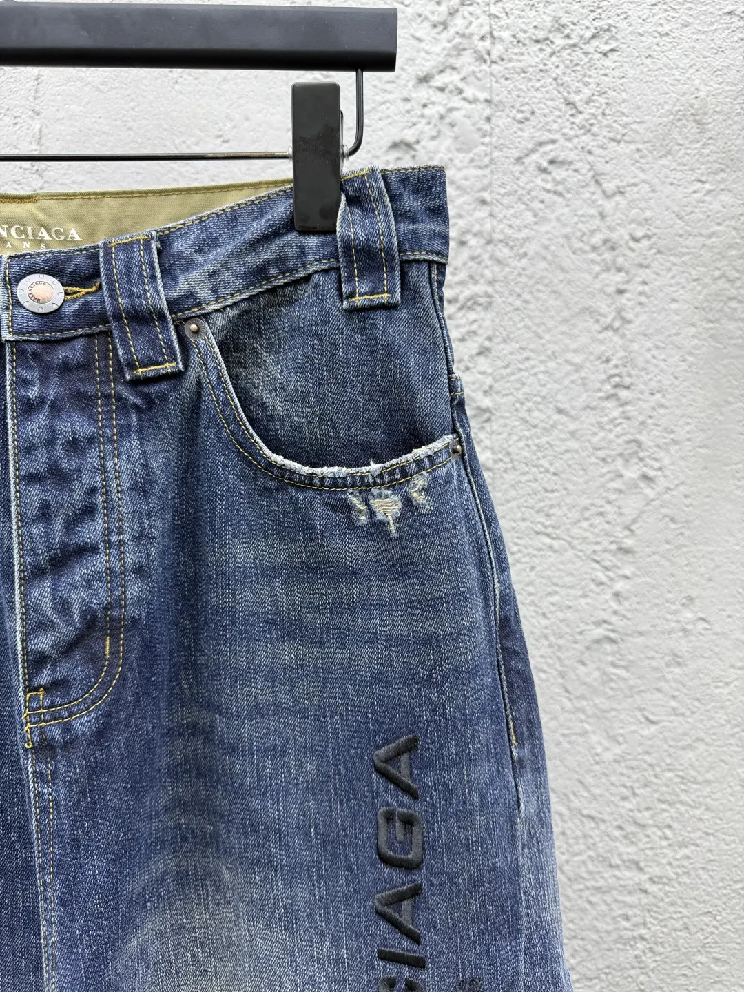 Balenciaga Denim Pants Blue