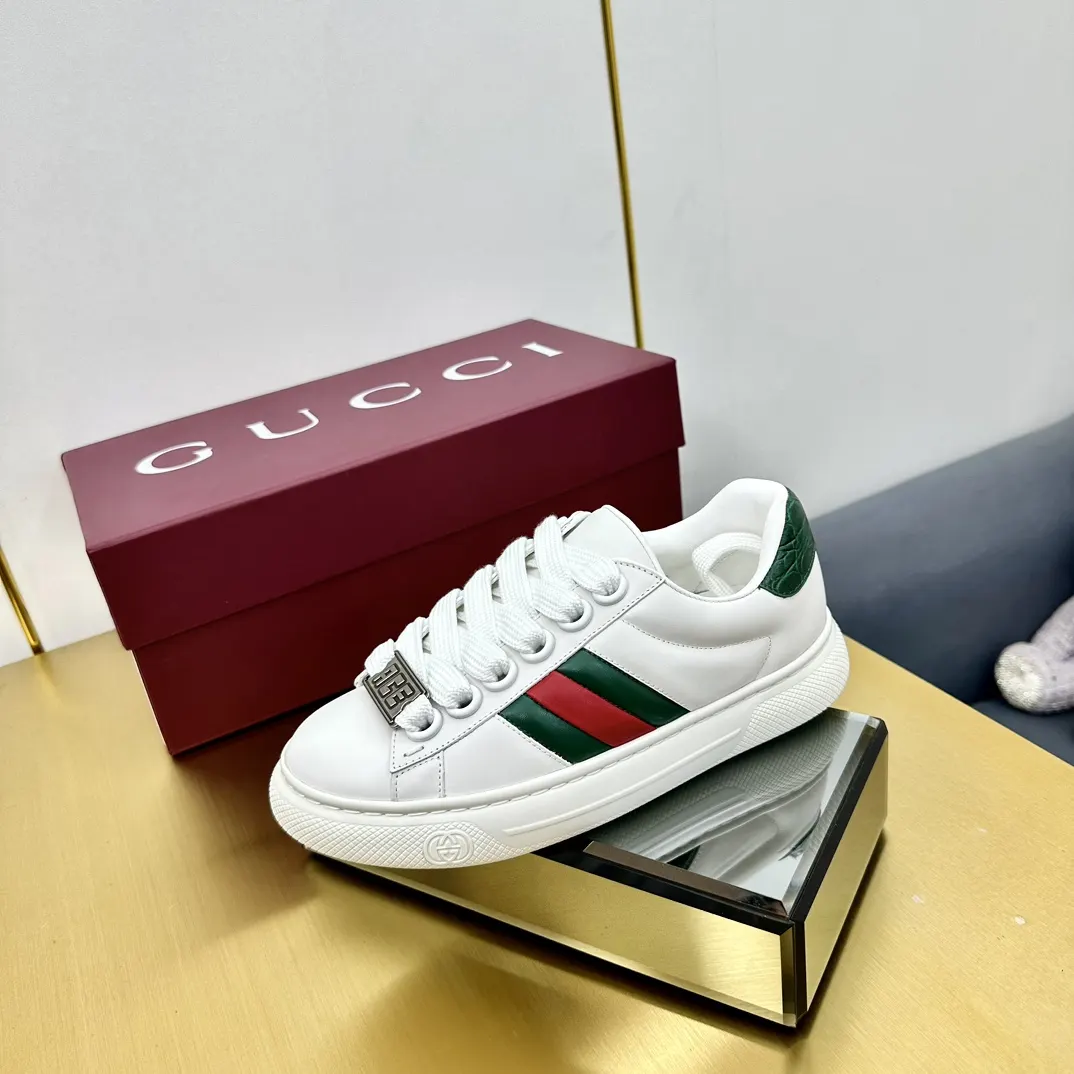 Gucci Ace 小白鞋 红色 运动鞋
