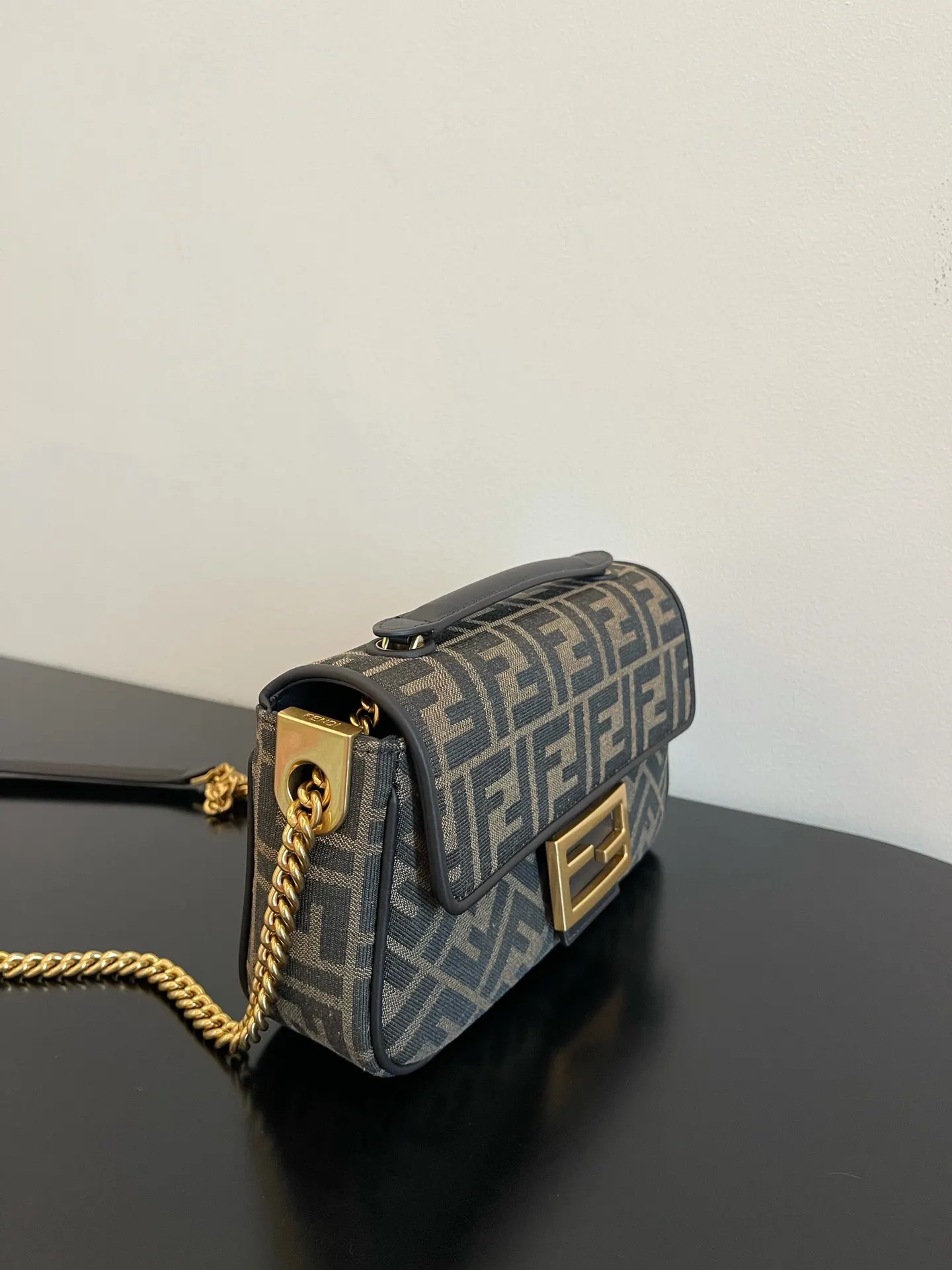 Brown Monogram Hobo Shoulder Bag Vintage