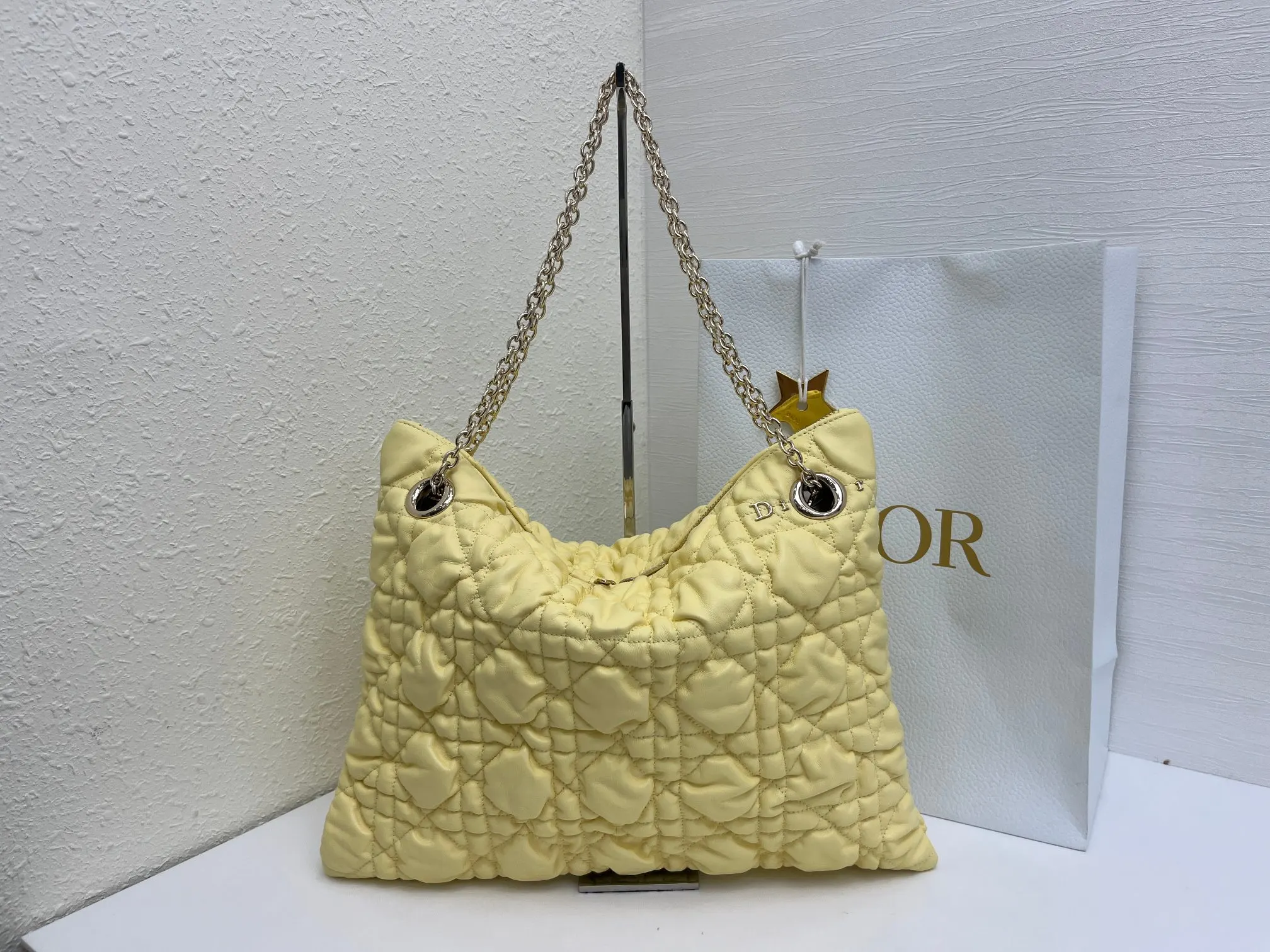 Dior Cannage Quilted Tote 藤格绗缝手 托特包 大容量托特款