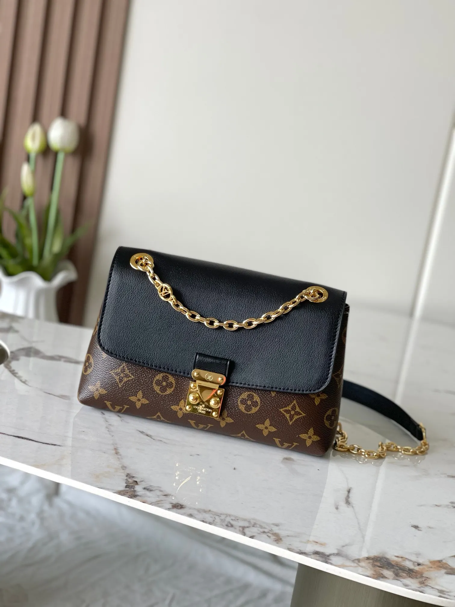 Louis Vuitton 黑色 老花 手提包 实拍款02