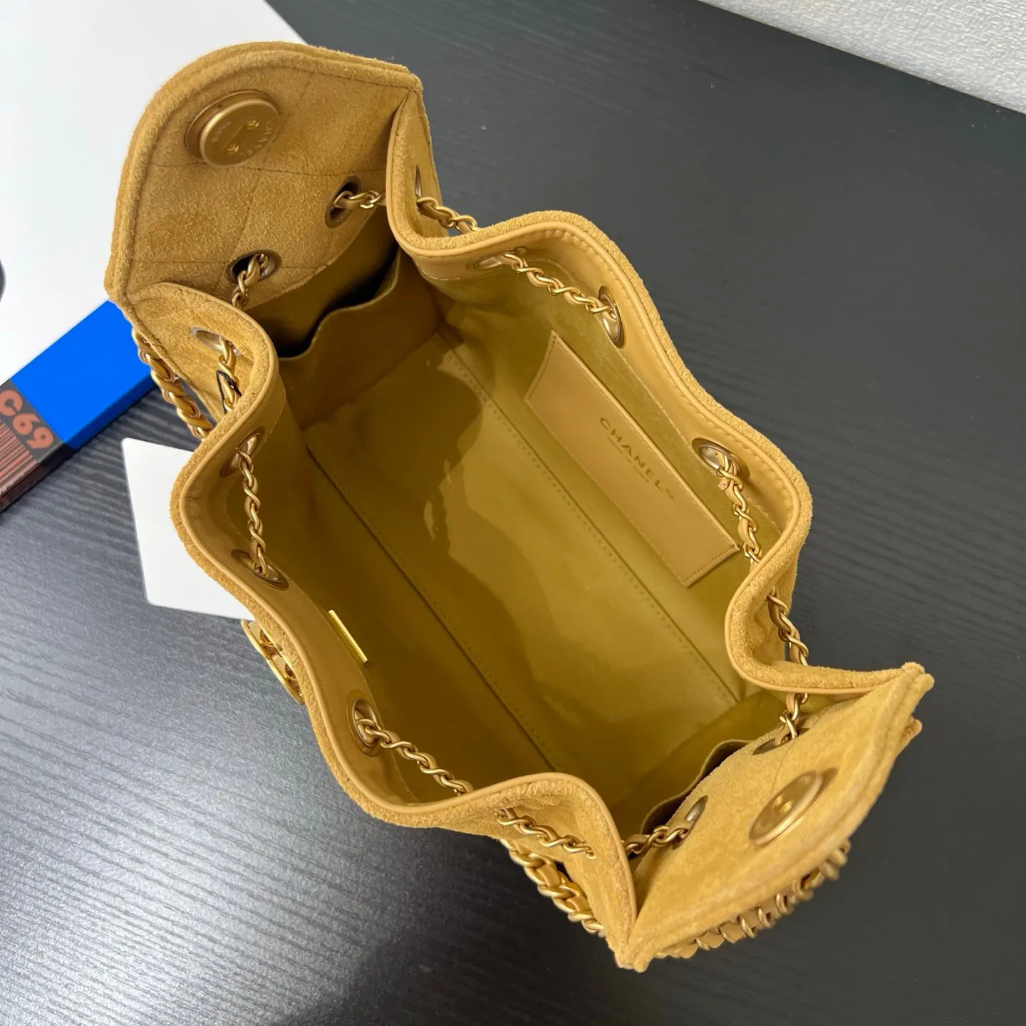 麂皮 嬉皮包 mini 麂皮 复古做旧五金 尺寸 手提包 通勤手提款