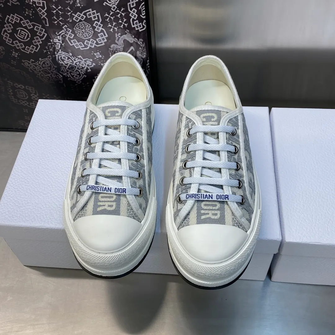 Dior 厚底 拼色 运动鞋
