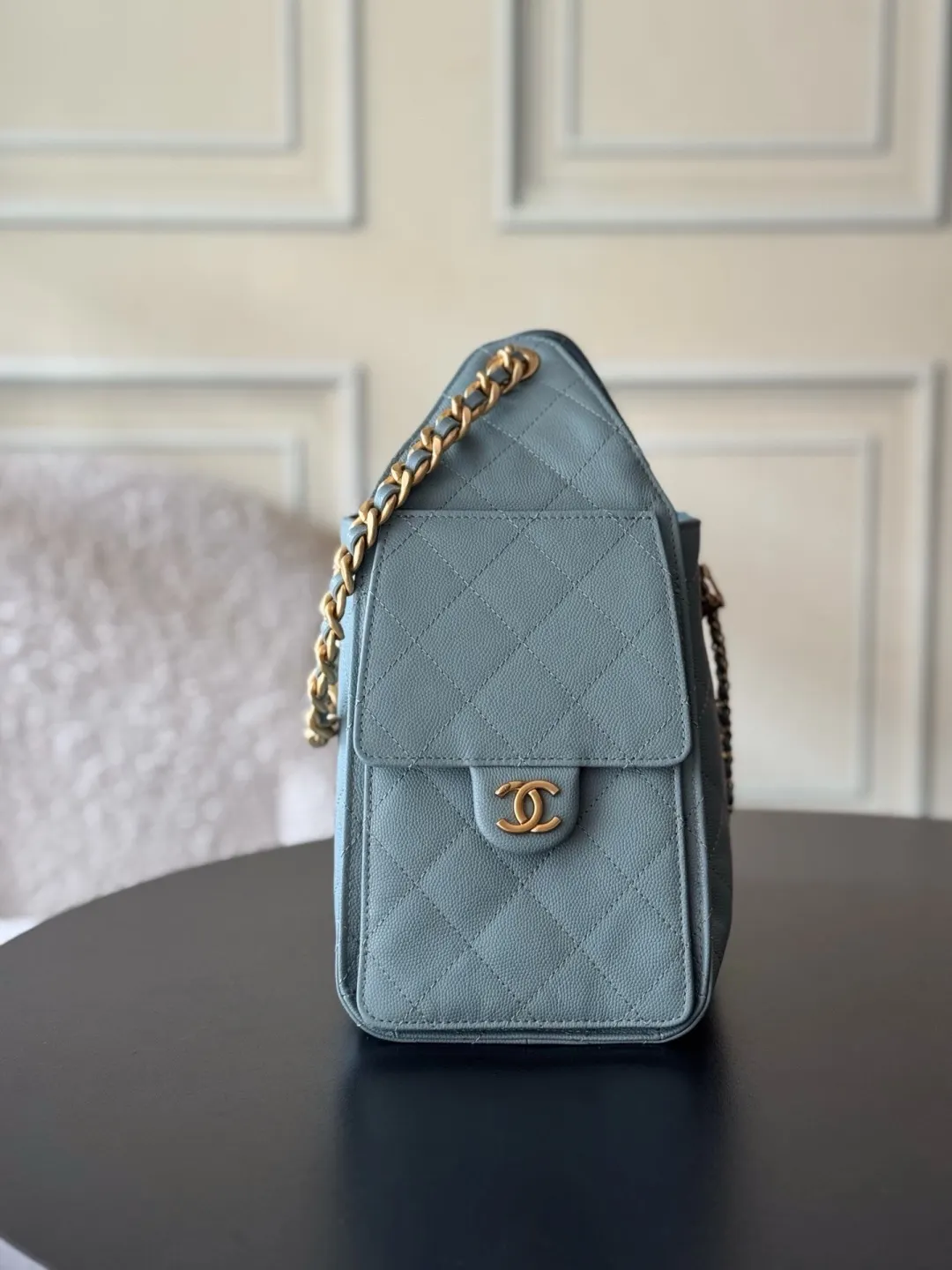 CHANEL Hobo 背景～区别于市场普通货 法国 腋下包 复古腋下背款