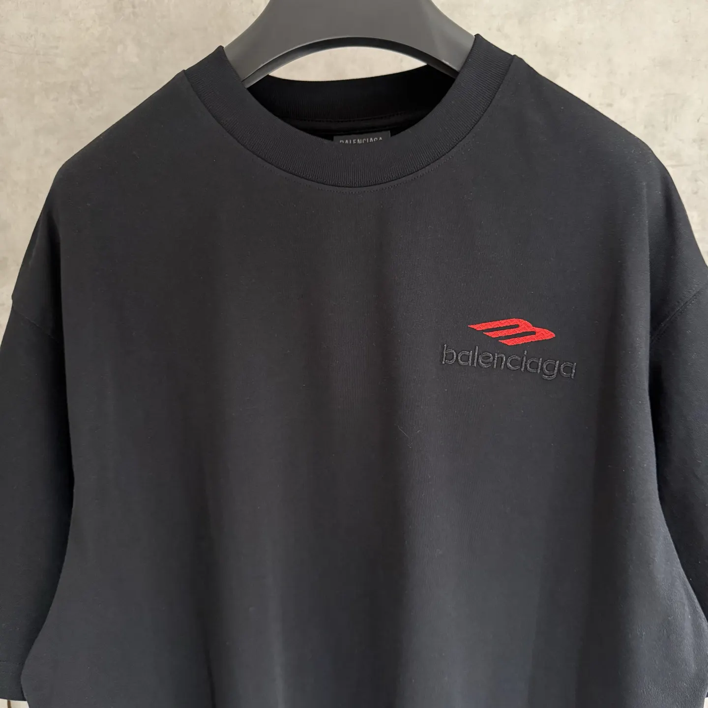 Balenciaga 25SS 刺绣 纯棉 短袖T恤