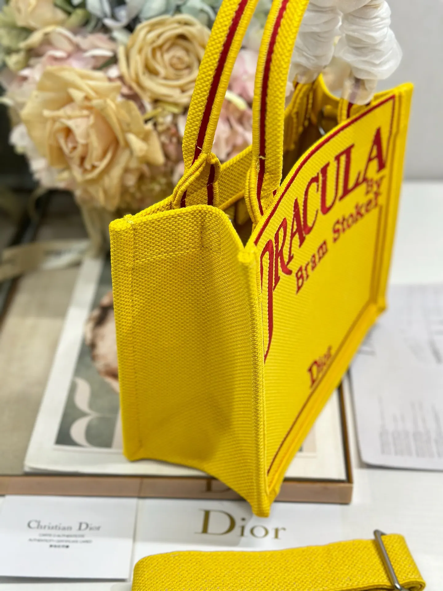 Book Tote 黃色 帆布 托特包 大容量托特款