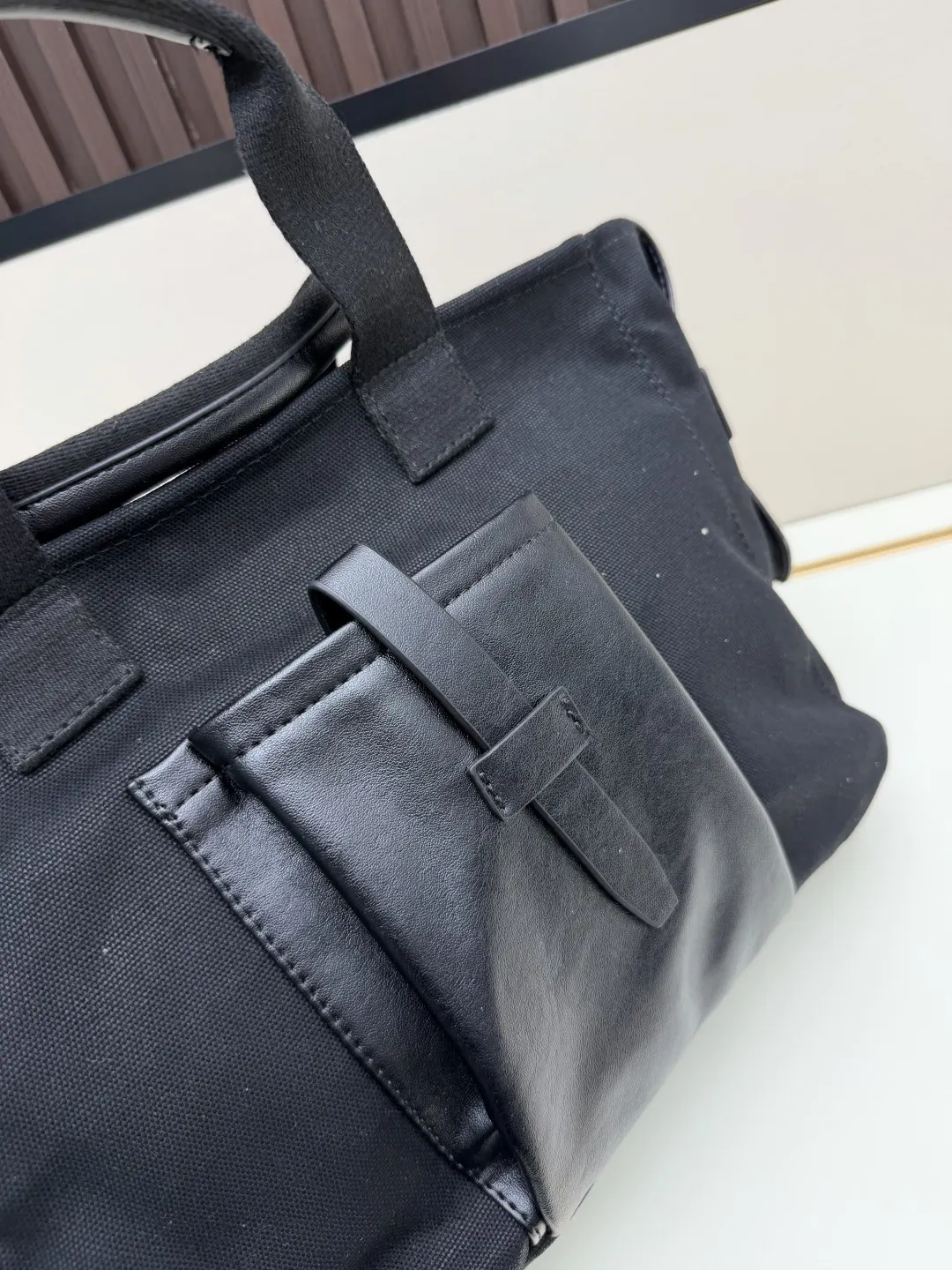 Prada Brown Crossbody Bag Commuter Canvas