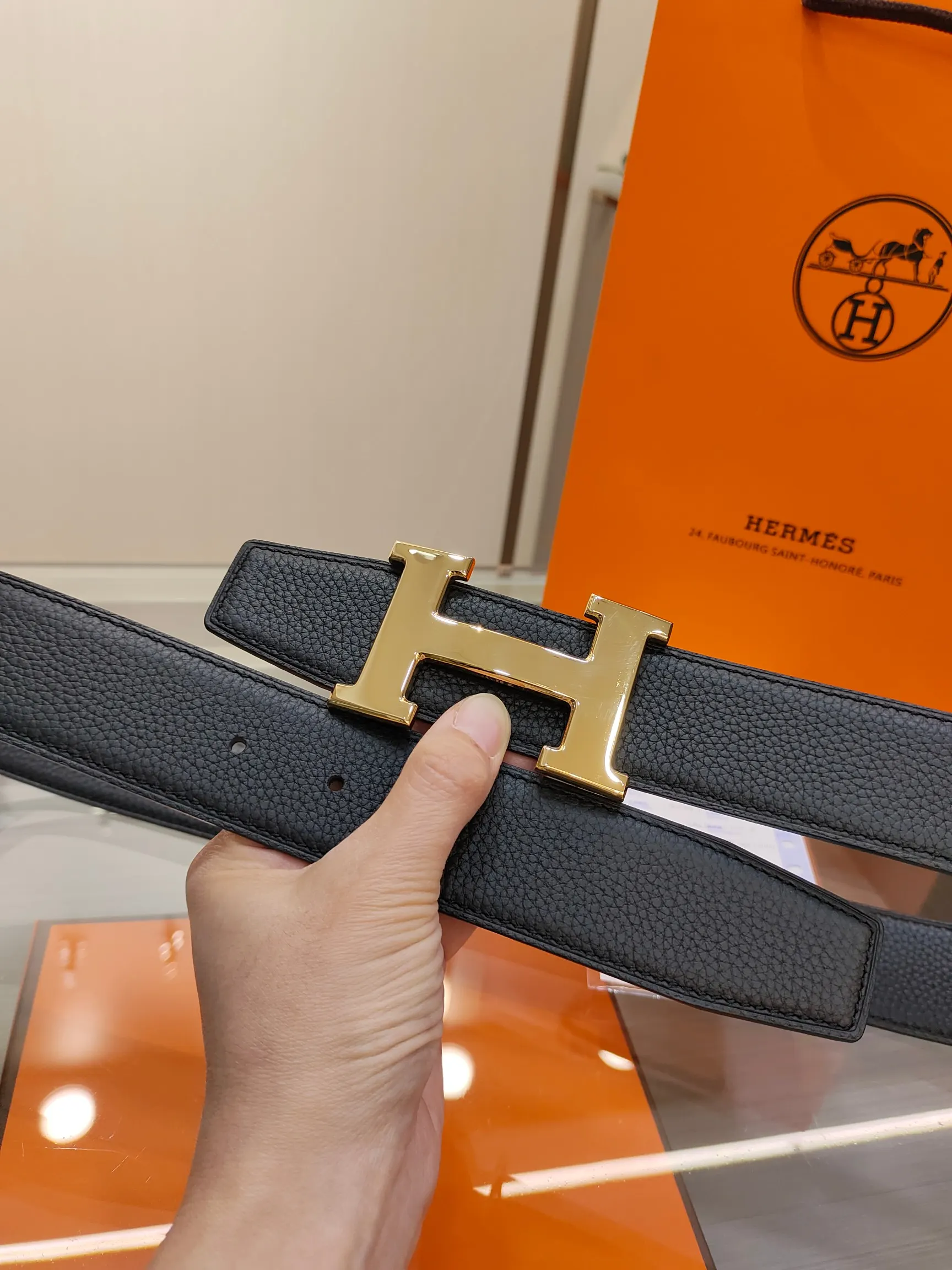 Hermès Leather Belt Fine Accessories