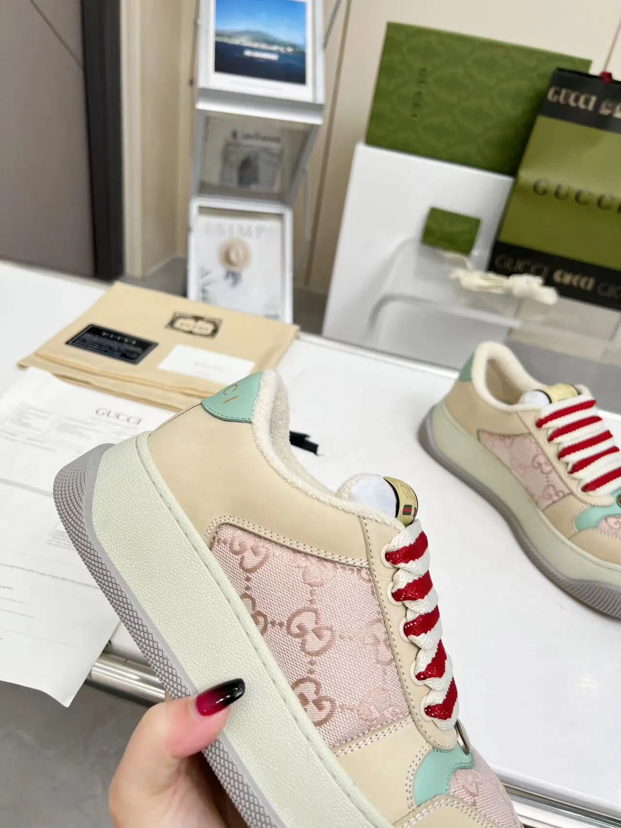 Gucci Logo休闲运动鞋 百搭款