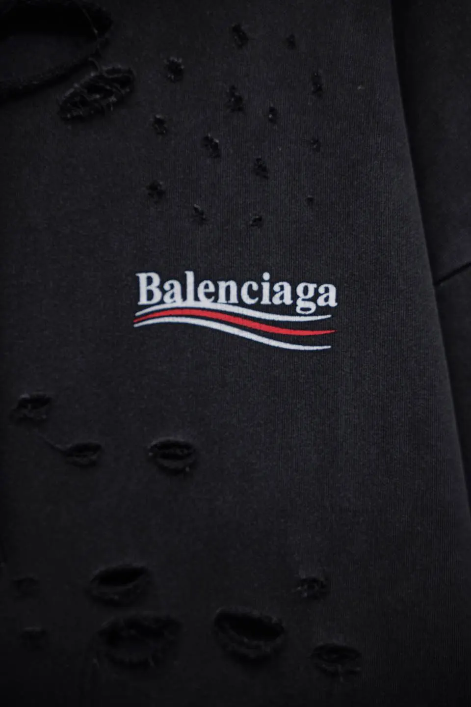 Balenciaga Logo 卫衣 黑色