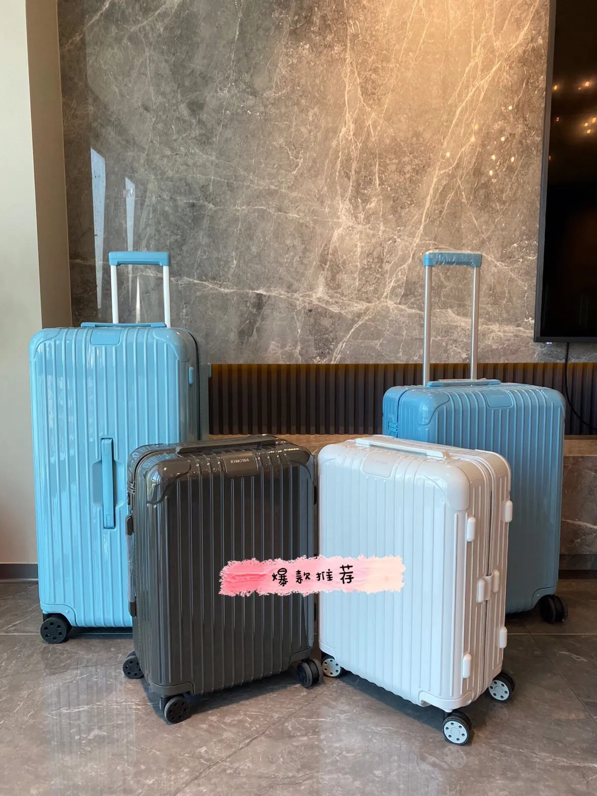 Black White Carry-On Suitcase Travel Lightweight