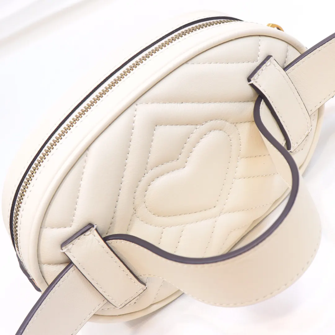 Gucci White Belt Bag Casual