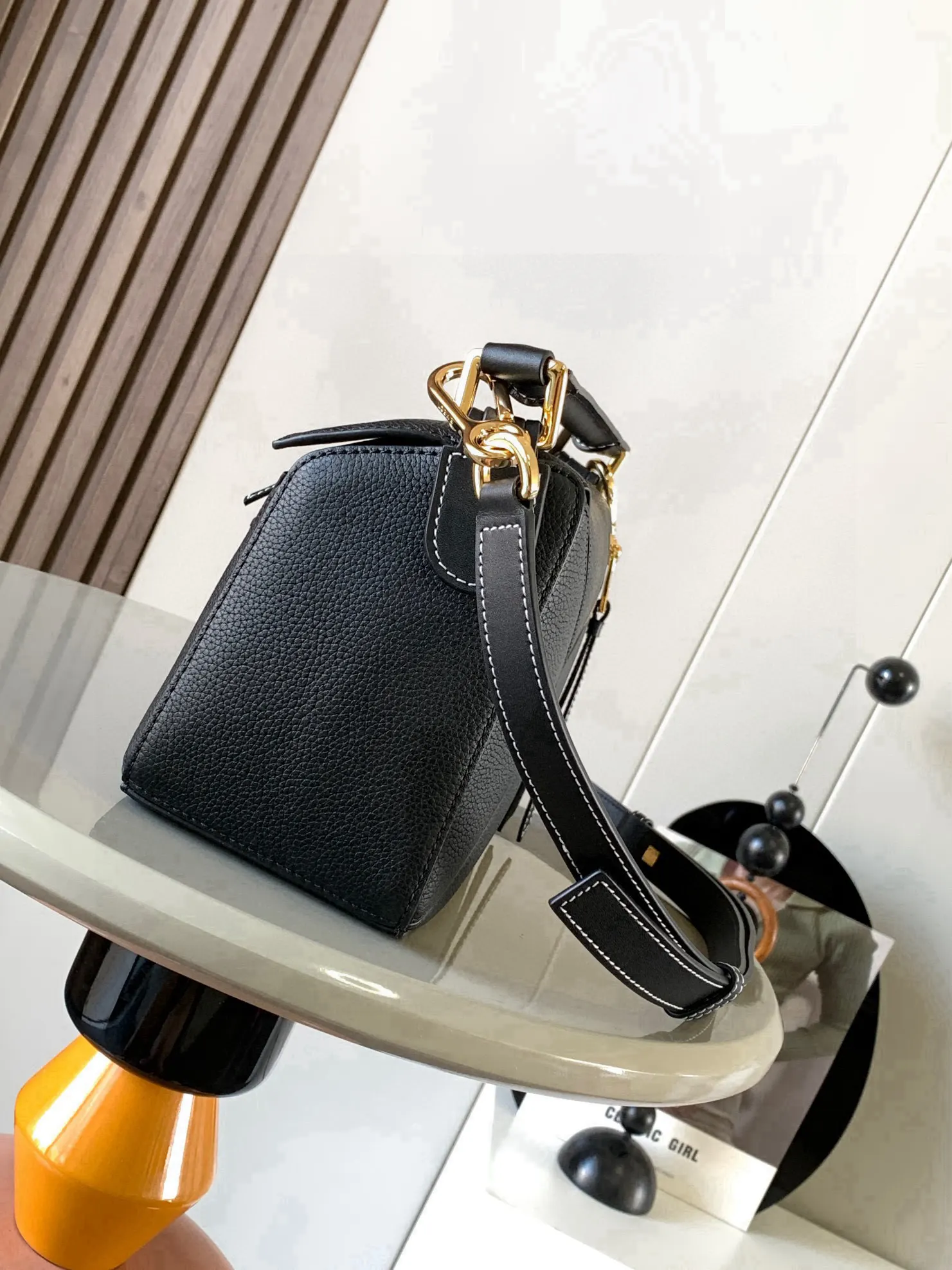 Black Clutch Bag Leather