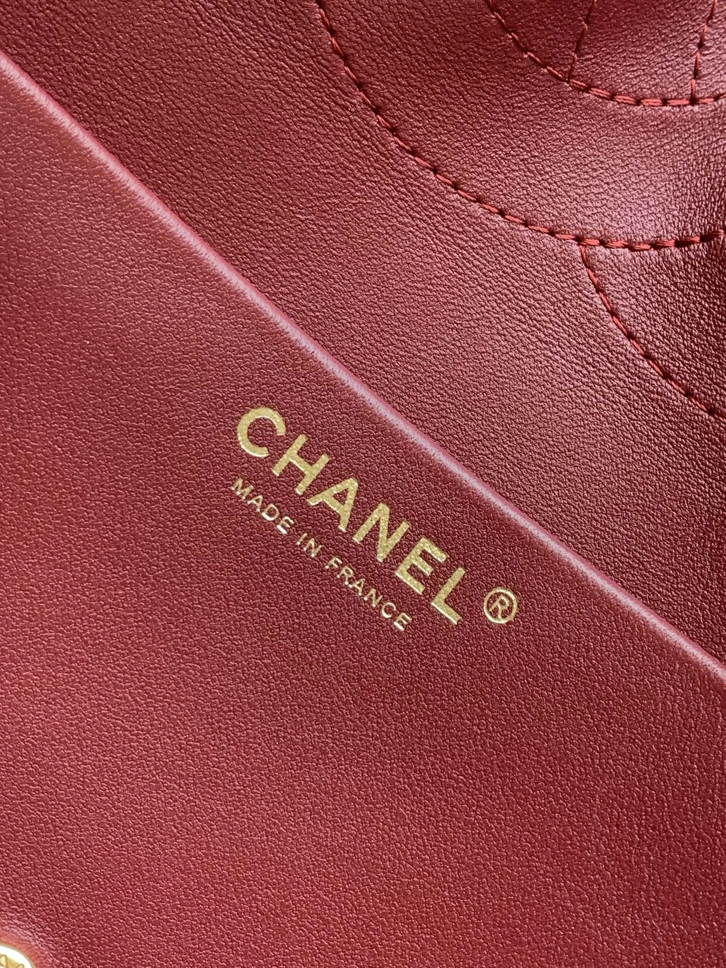 CHANEL 棕色 腋下包 復古腋下背款