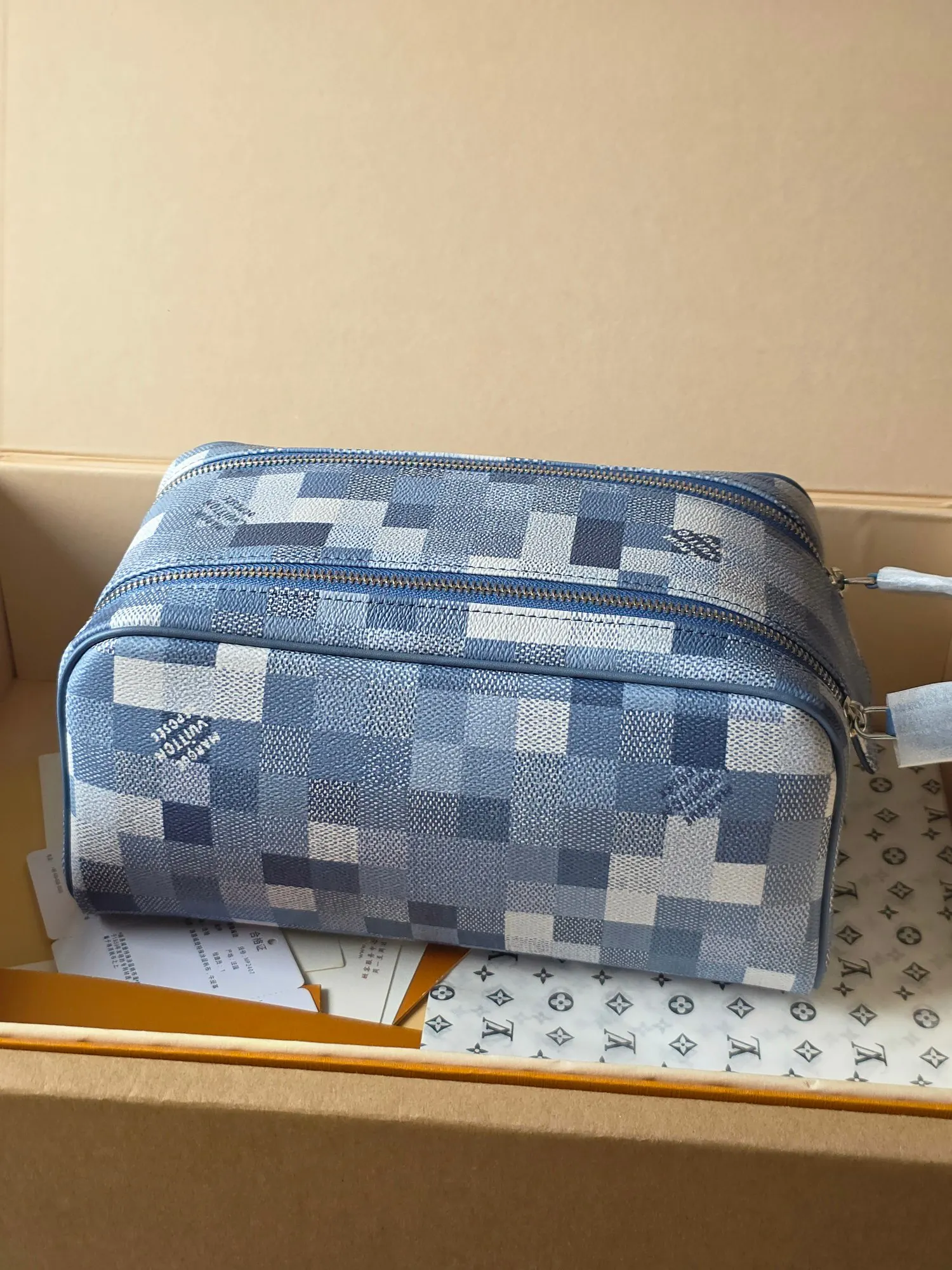 Cosmetic Pouch Leather