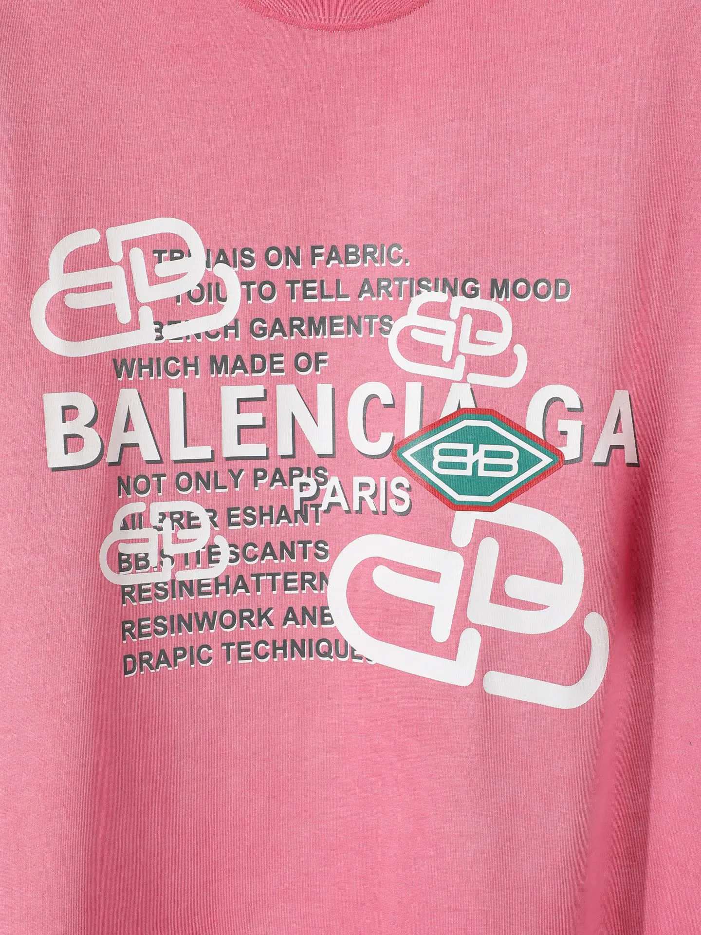 Balenciaga 26SS Logo 字母 短袖T恤
