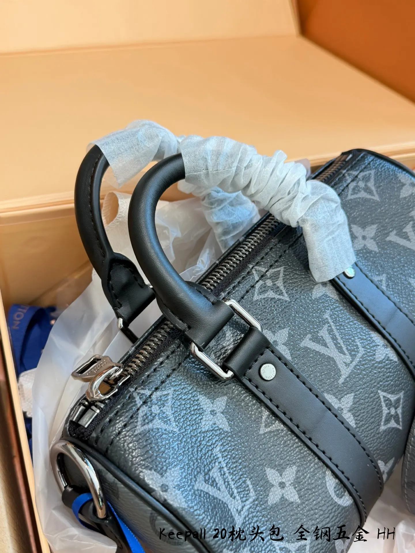 LV Keepall 黑色 牛皮 旅行袋 大容量旅行款