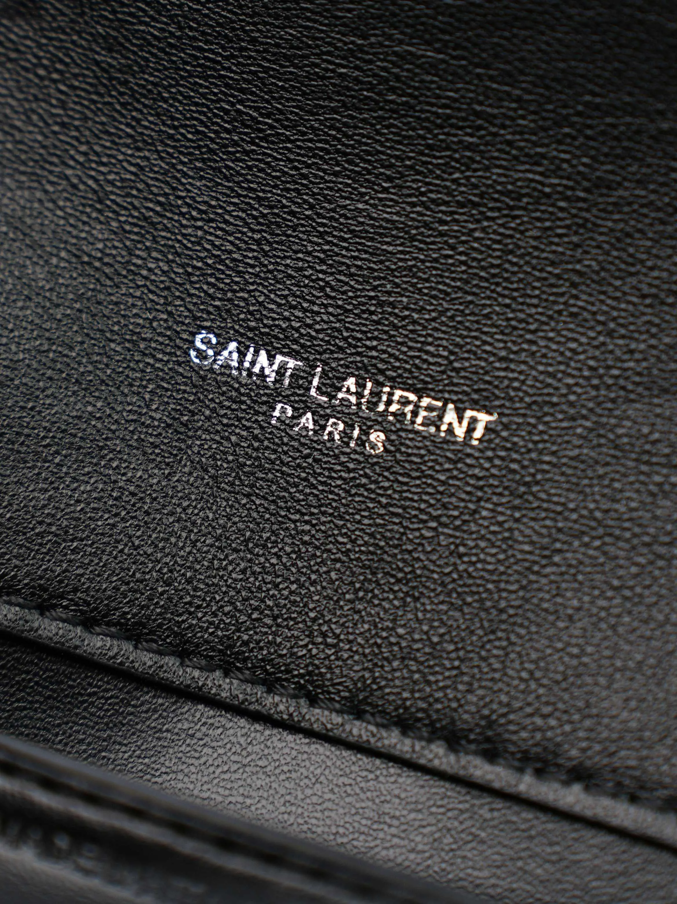 Black Chain Bag Leather